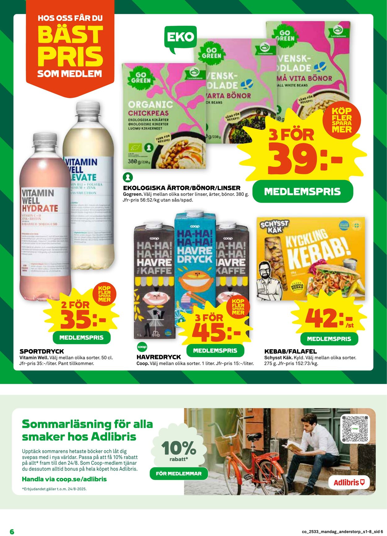 Erbjudanden Coop 11.08.2025 - 17.08.2025