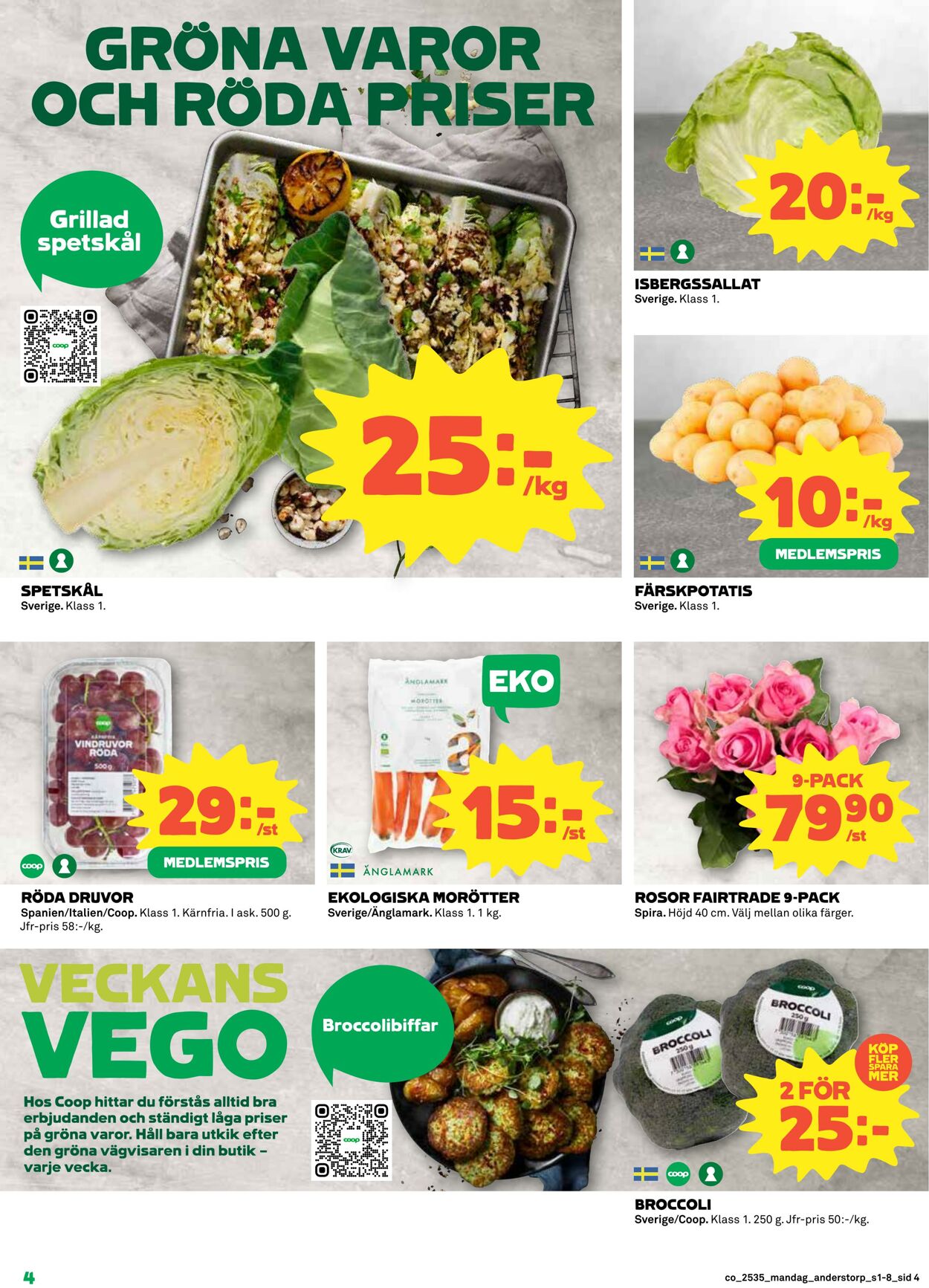 Erbjudanden Coop 25.08.2025 - 31.08.2025
