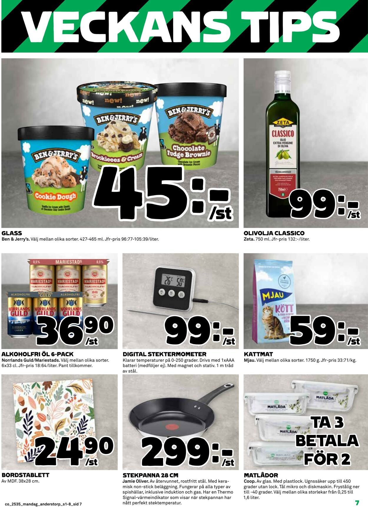 Erbjudanden Coop 25.08.2025 - 31.08.2025