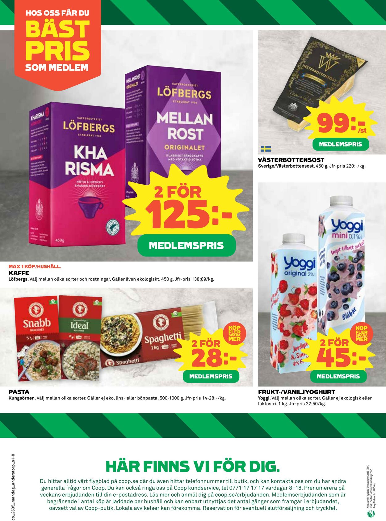 Erbjudanden Coop 25.08.2025 - 31.08.2025
