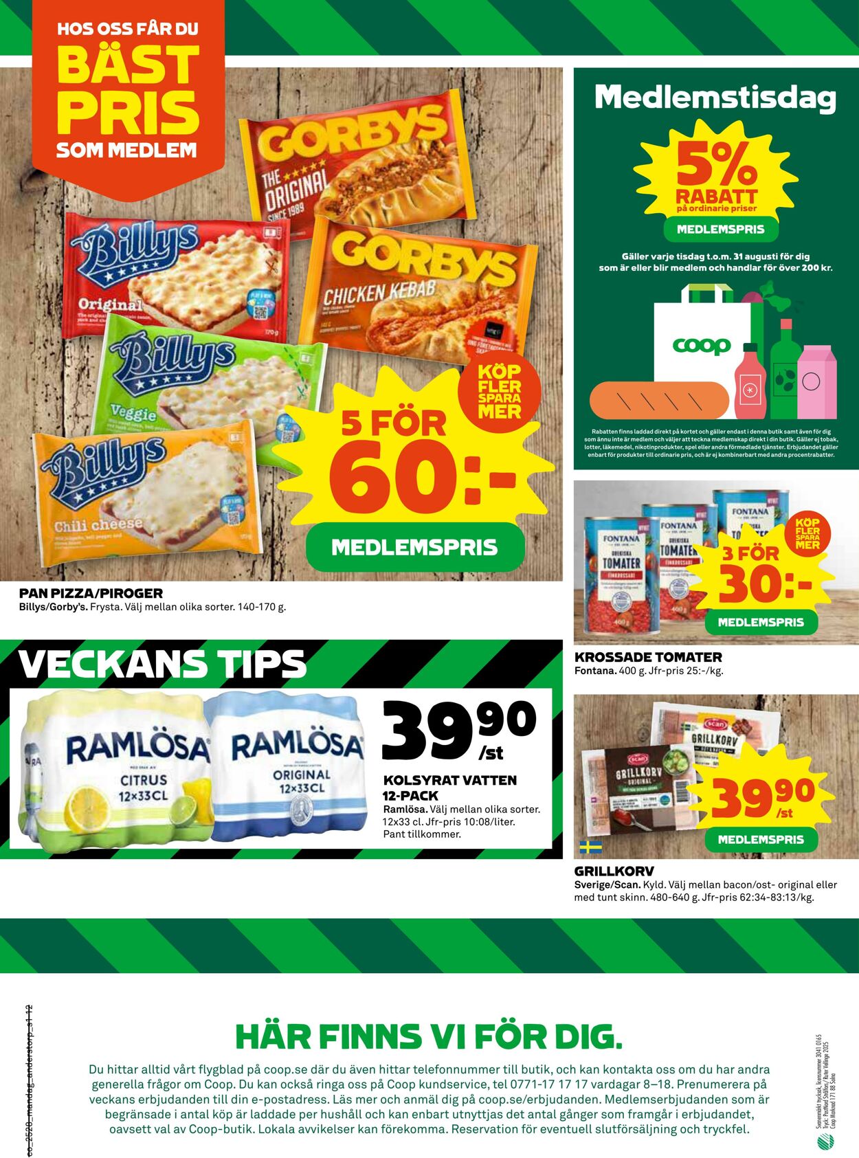 Erbjudanden Coop 07.07.2025 - 13.07.2025