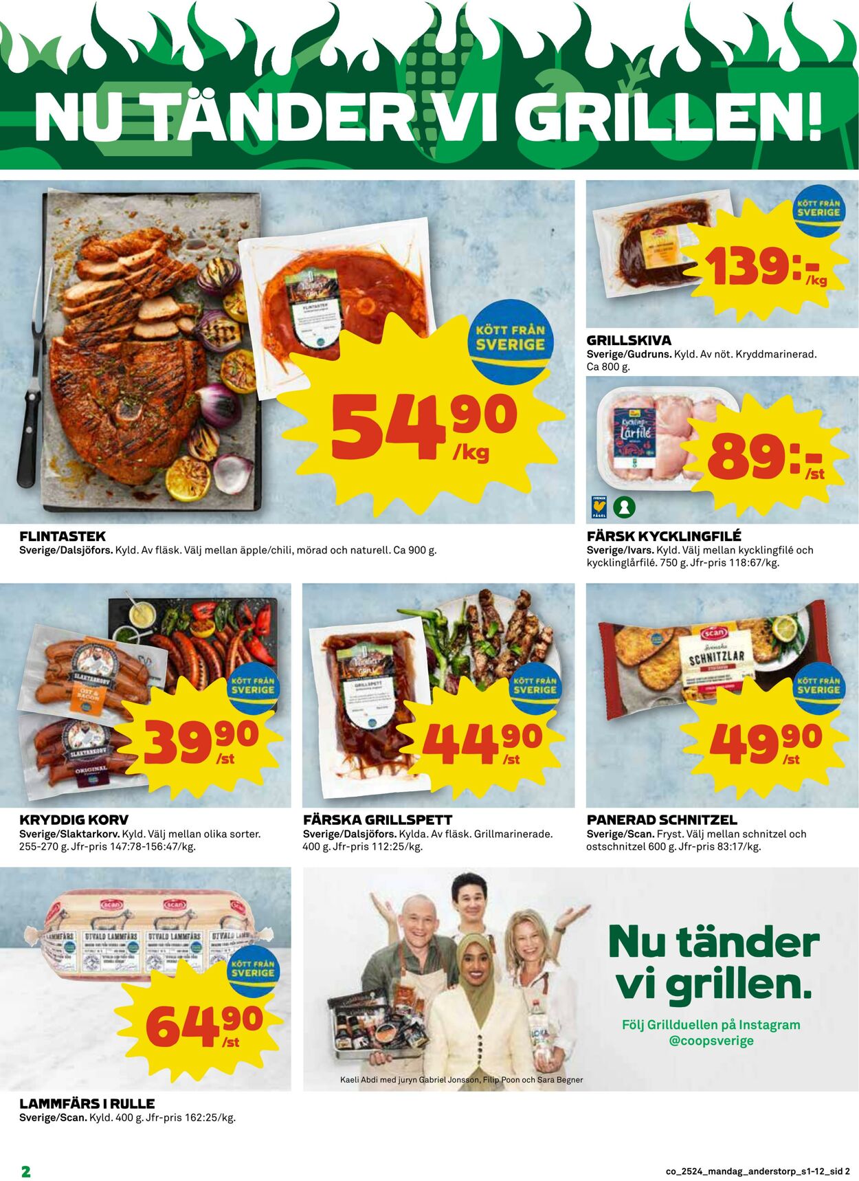 Erbjudanden Coop 09.06.2025 - 15.06.2025