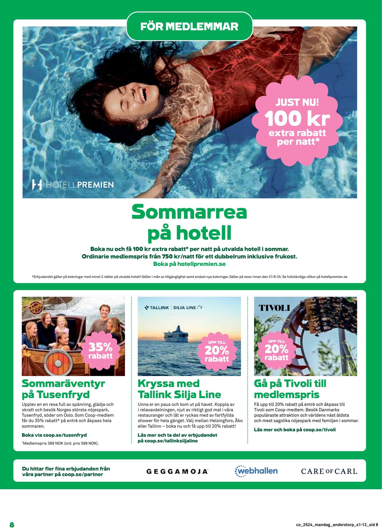 Erbjudanden Coop 09.06.2025 - 15.06.2025
