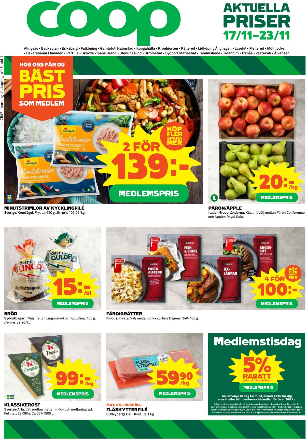 Erbjudanden Coop 17.11.2025 - 23.11.2025