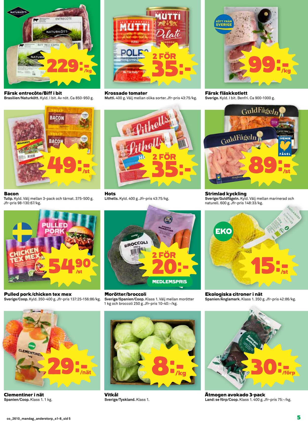 Erbjudanden Coop 02.03.2026 - 08.03.2026