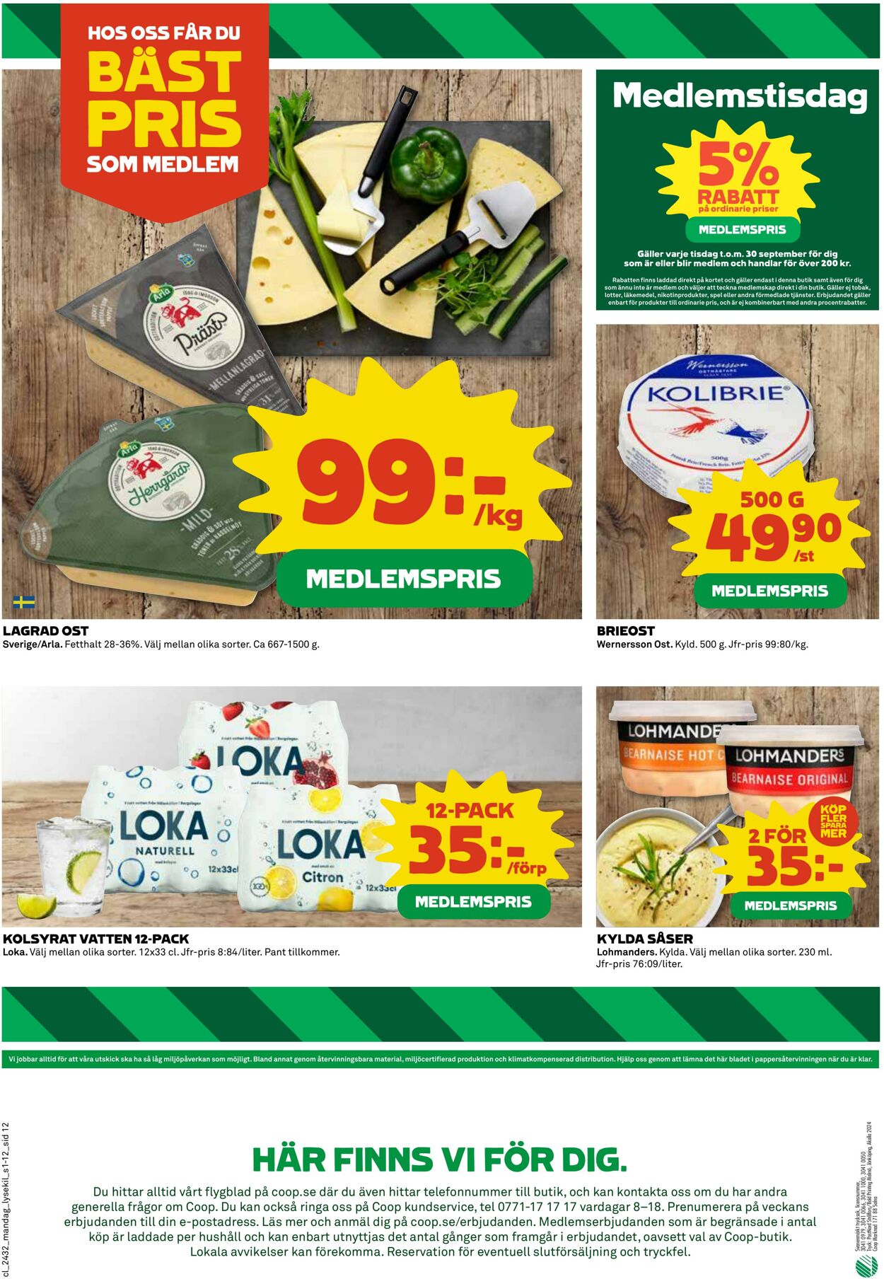 Erbjudanden Coop 05.08.2024 - 11.08.2024