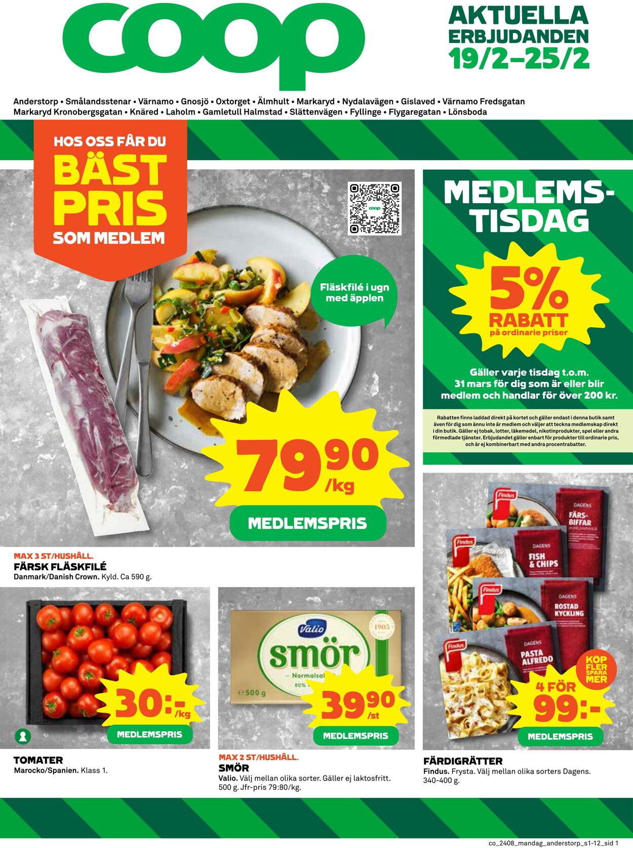 Erbjudanden Coop 19.02.2024 - 25.02.2024