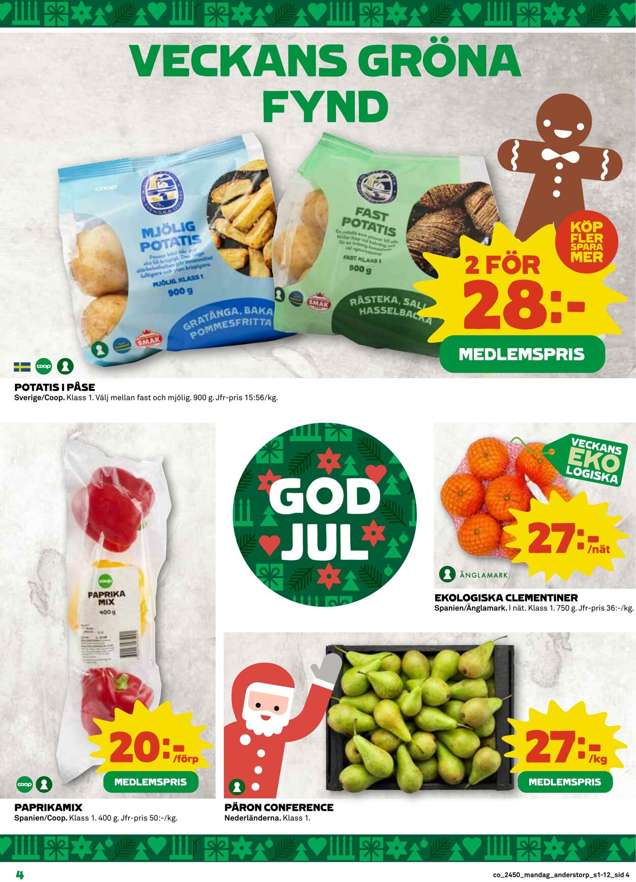 Erbjudanden Coop 09.12.2024 - 15.12.2024