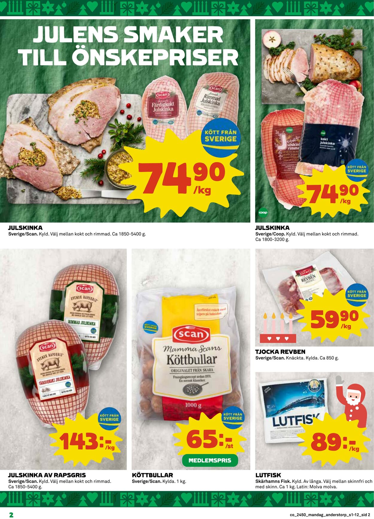 Erbjudanden Coop 09.12.2024 - 15.12.2024