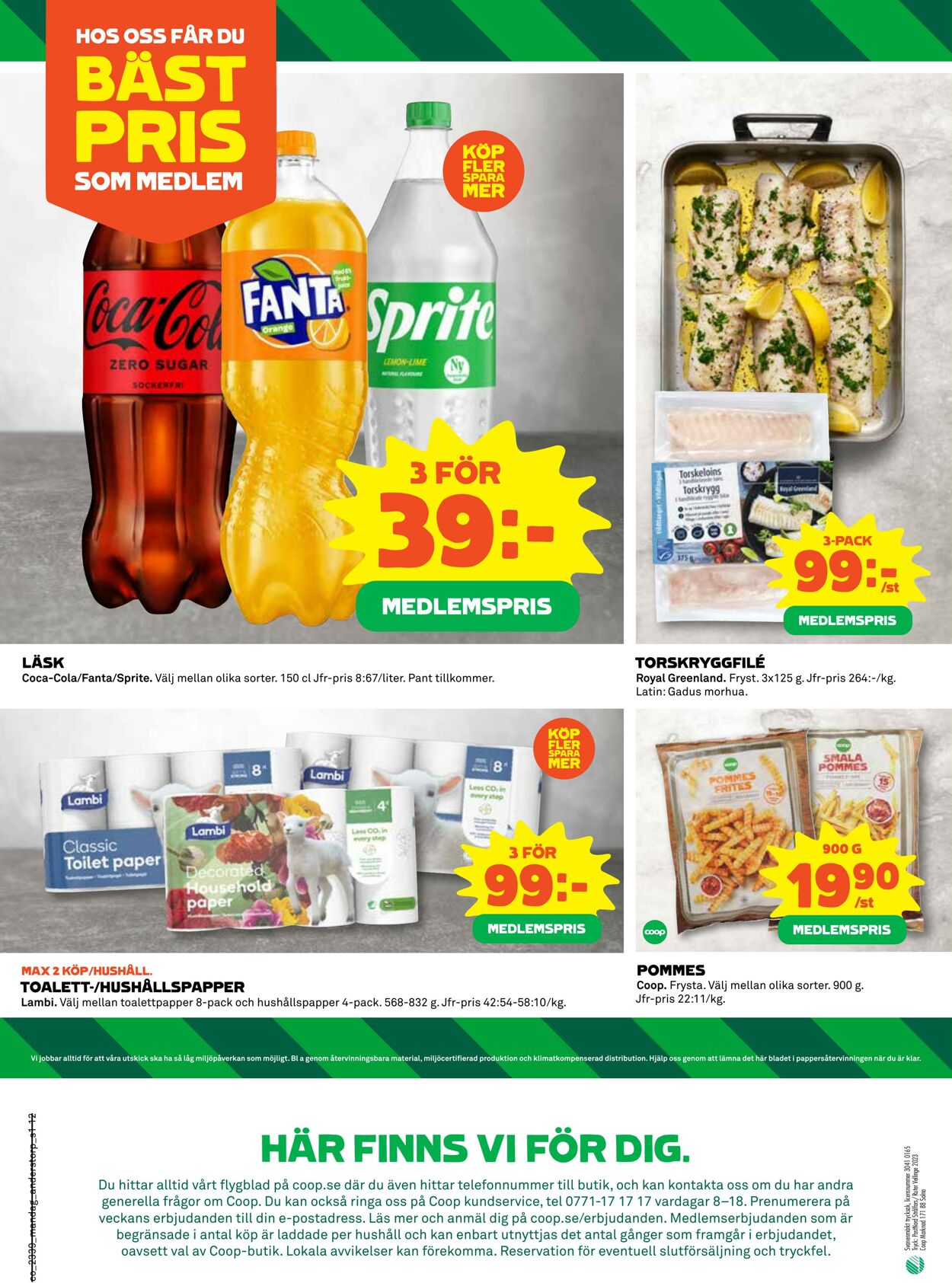 Erbjudanden Coop 25.09.2023 - 01.10.2023