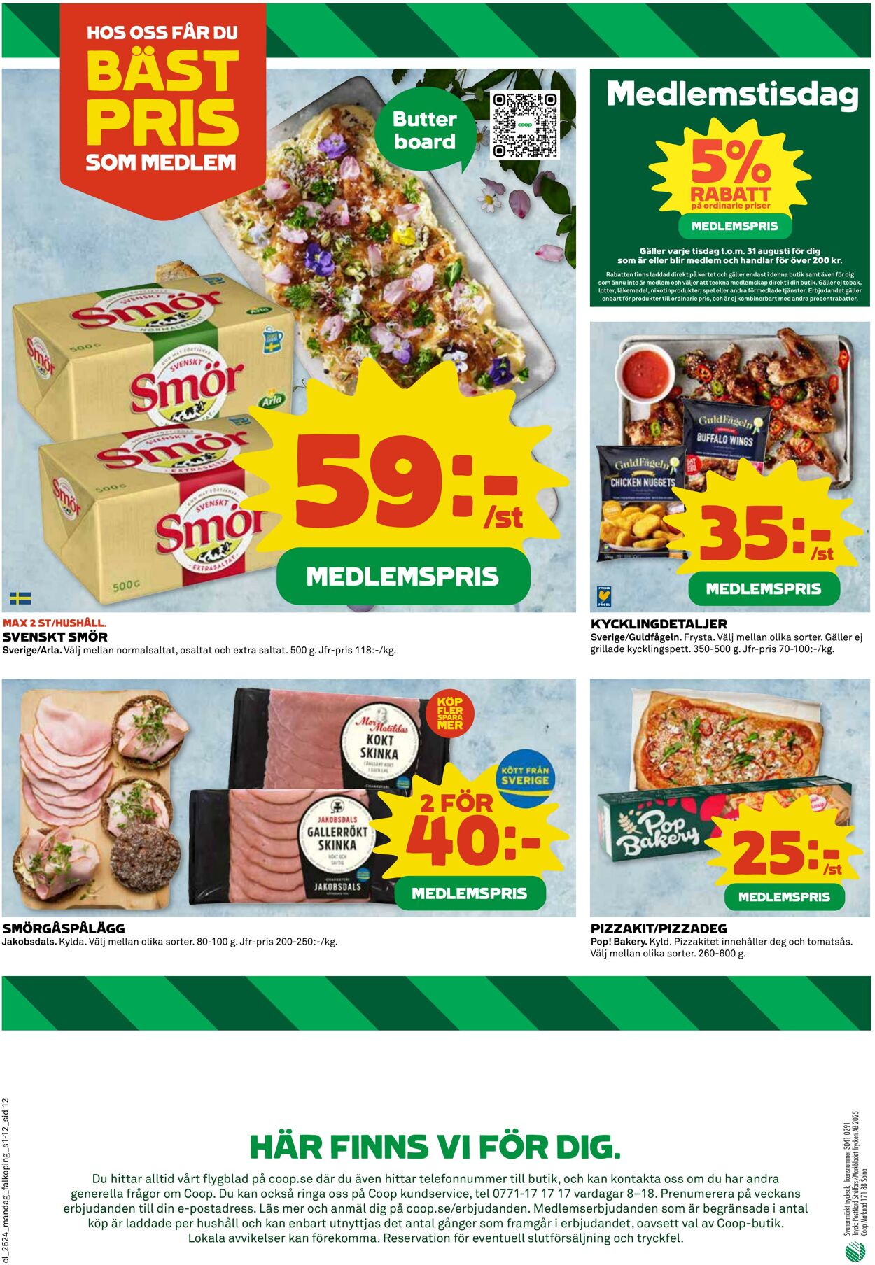 Erbjudanden Coop 09.06.2025 - 15.06.2025