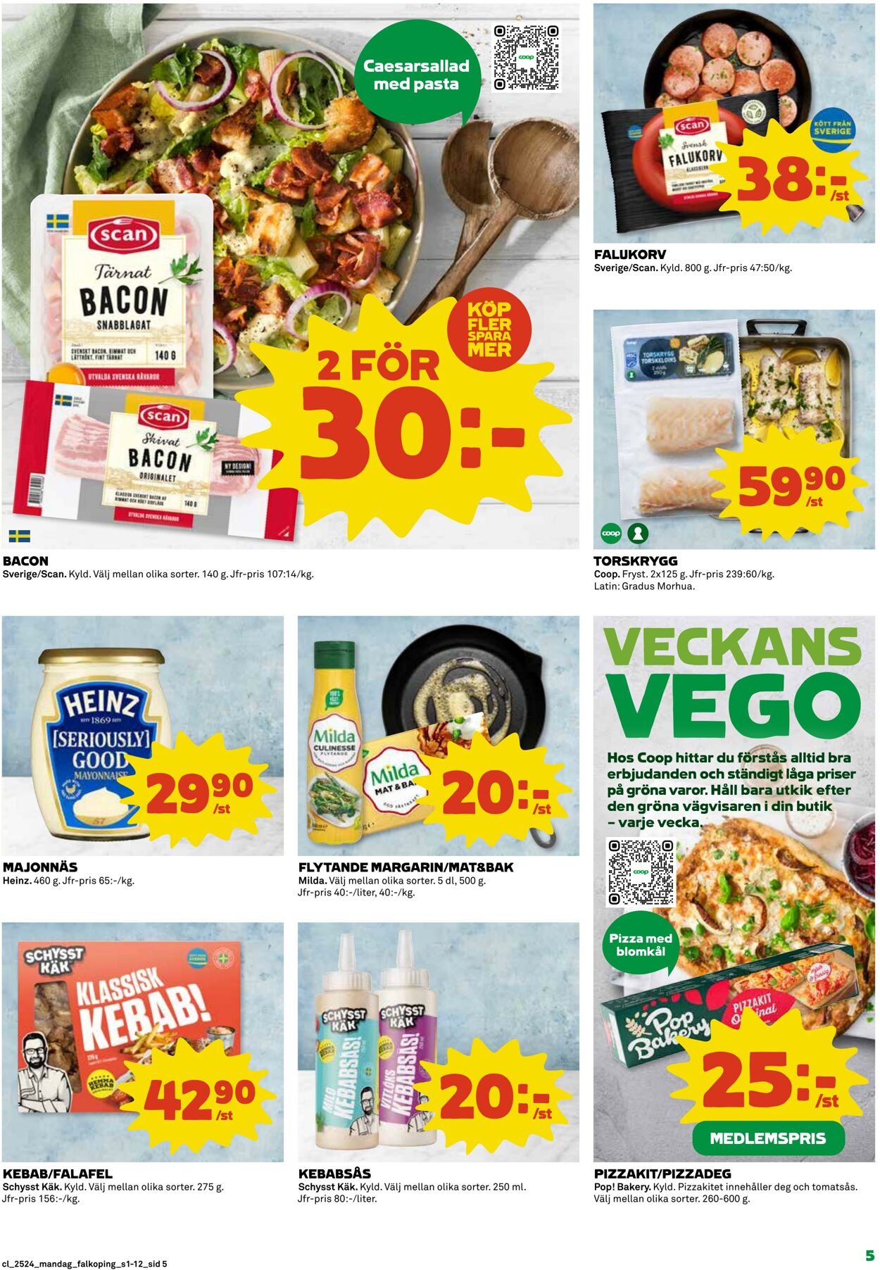 Erbjudanden Coop 09.06.2025 - 15.06.2025