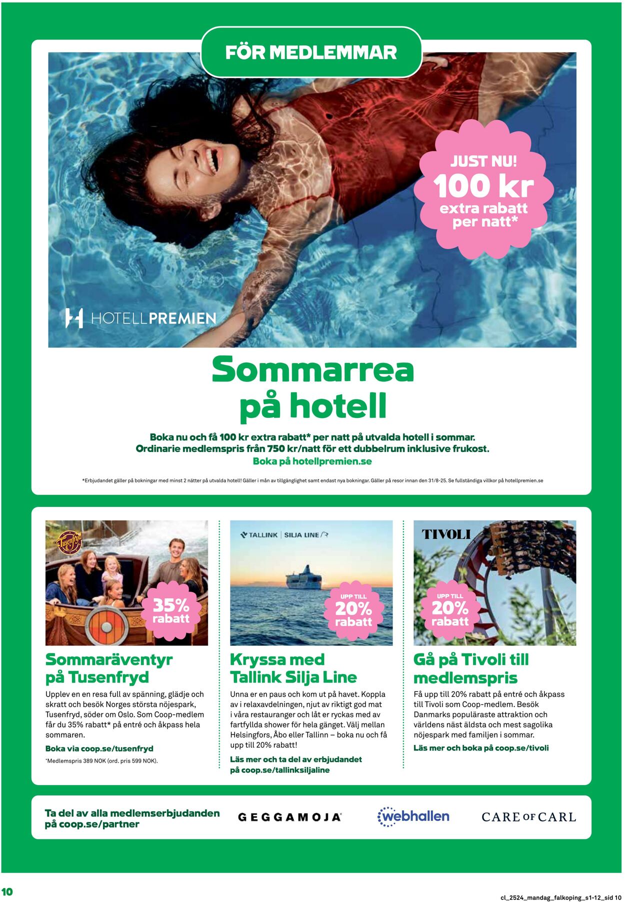 Erbjudanden Coop 09.06.2025 - 15.06.2025