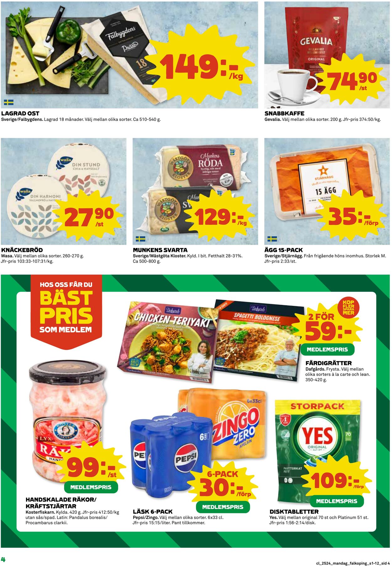Erbjudanden Coop 09.06.2025 - 15.06.2025