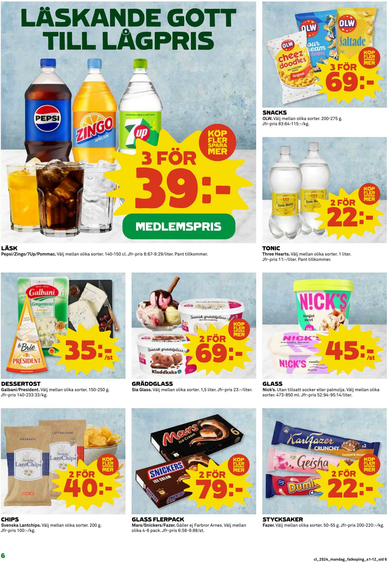 Erbjudanden Coop 09.06.2025 - 15.06.2025
