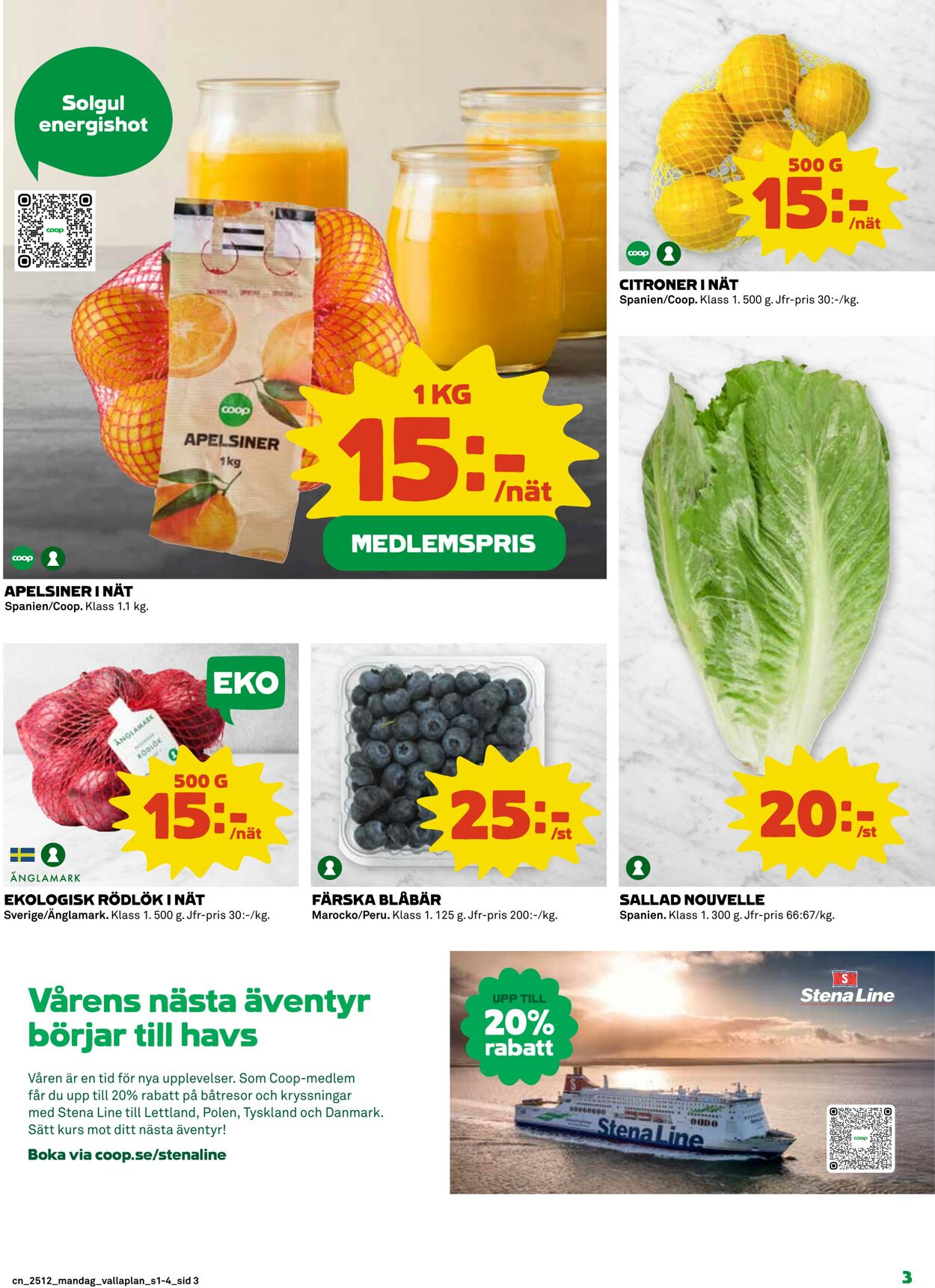 Erbjudanden Coop 17.03.2025 - 23.03.2025