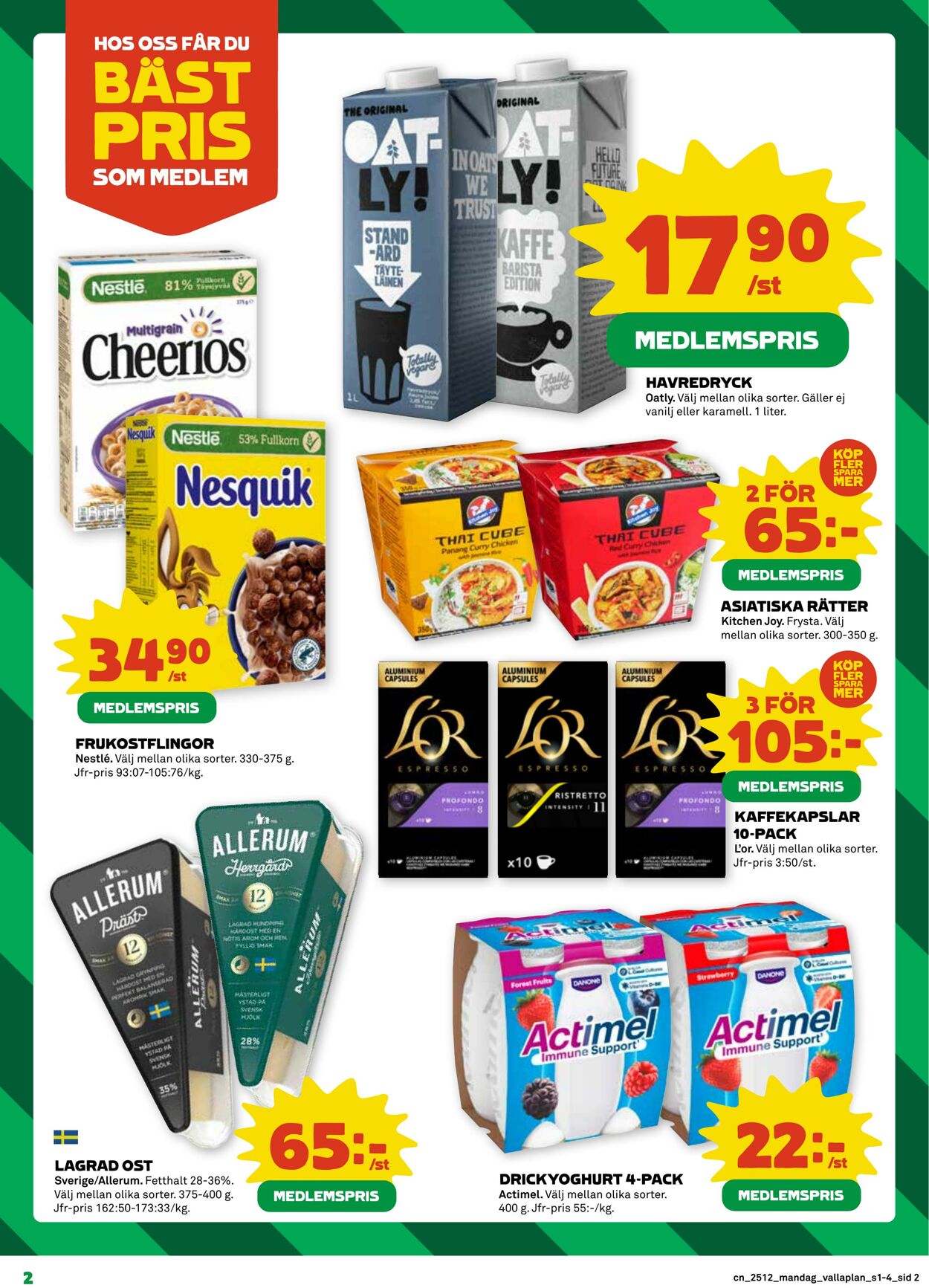 Erbjudanden Coop 17.03.2025 - 23.03.2025