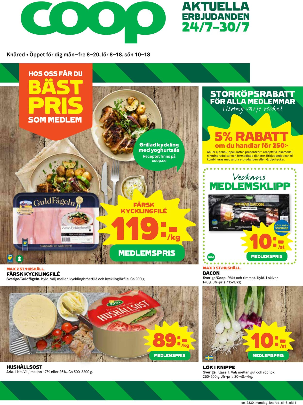 Erbjudanden Coop 24.07.2023 - 30.07.2023