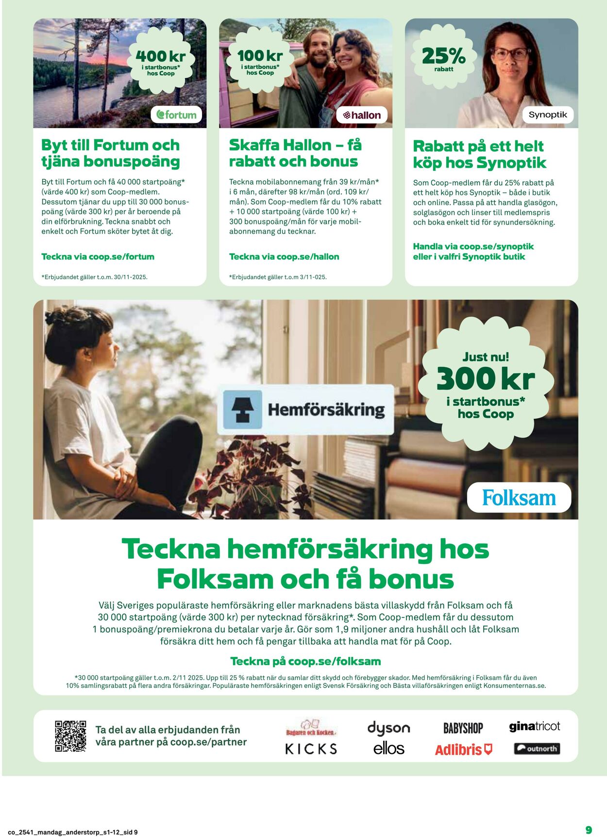 Erbjudanden Coop 06.10.2025 - 12.10.2025