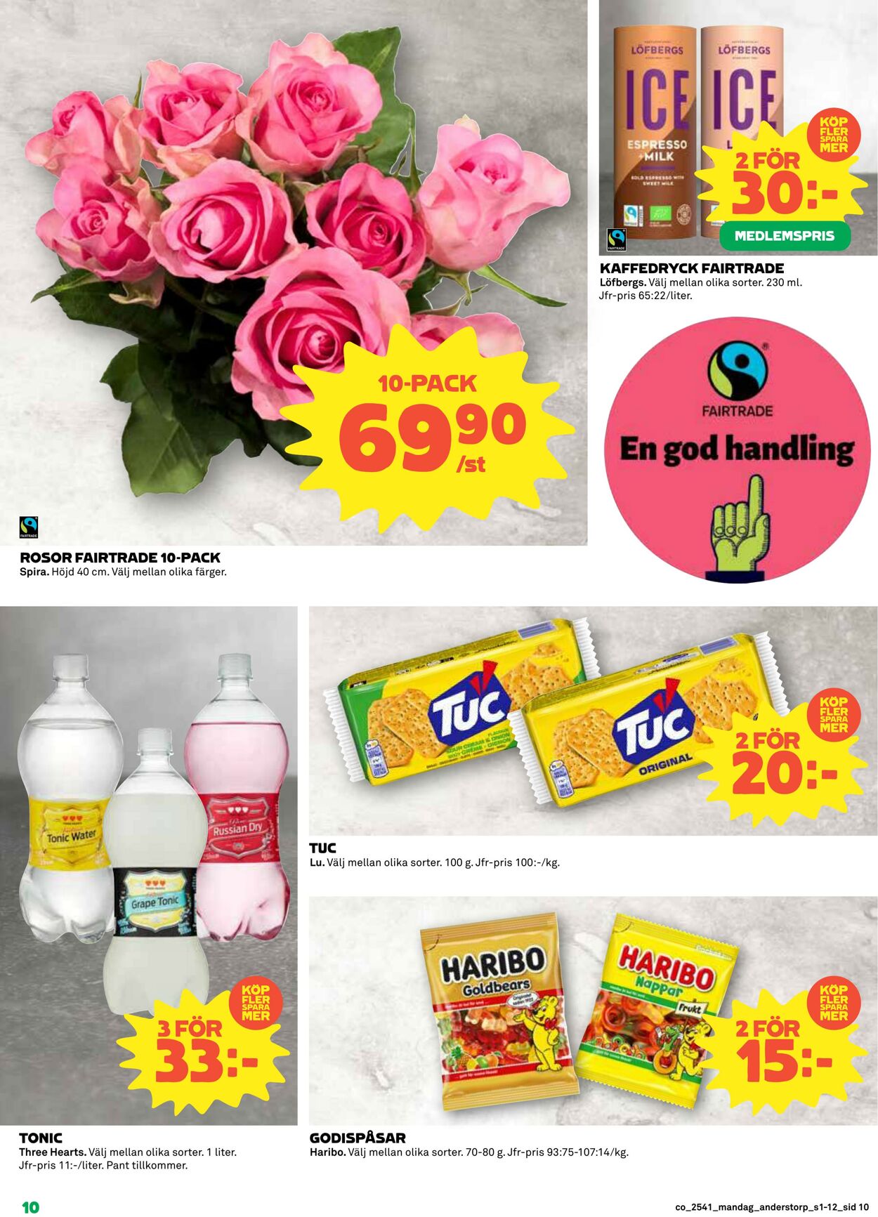 Erbjudanden Coop 06.10.2025 - 12.10.2025