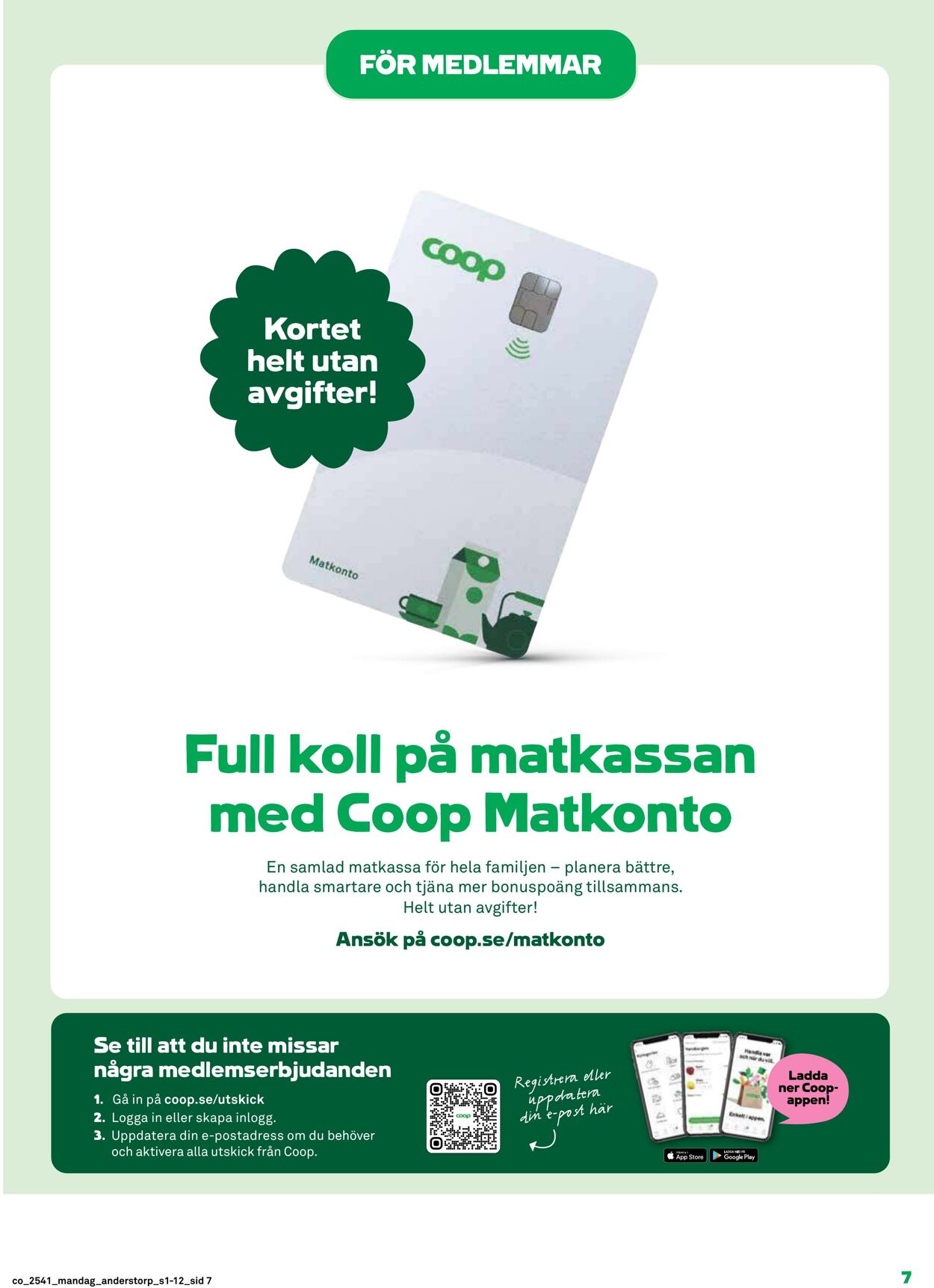 Erbjudanden Coop 06.10.2025 - 12.10.2025