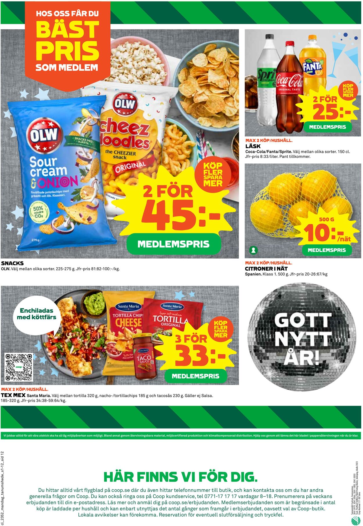 Erbjudanden Coop 01.01.2024 - 07.01.2024