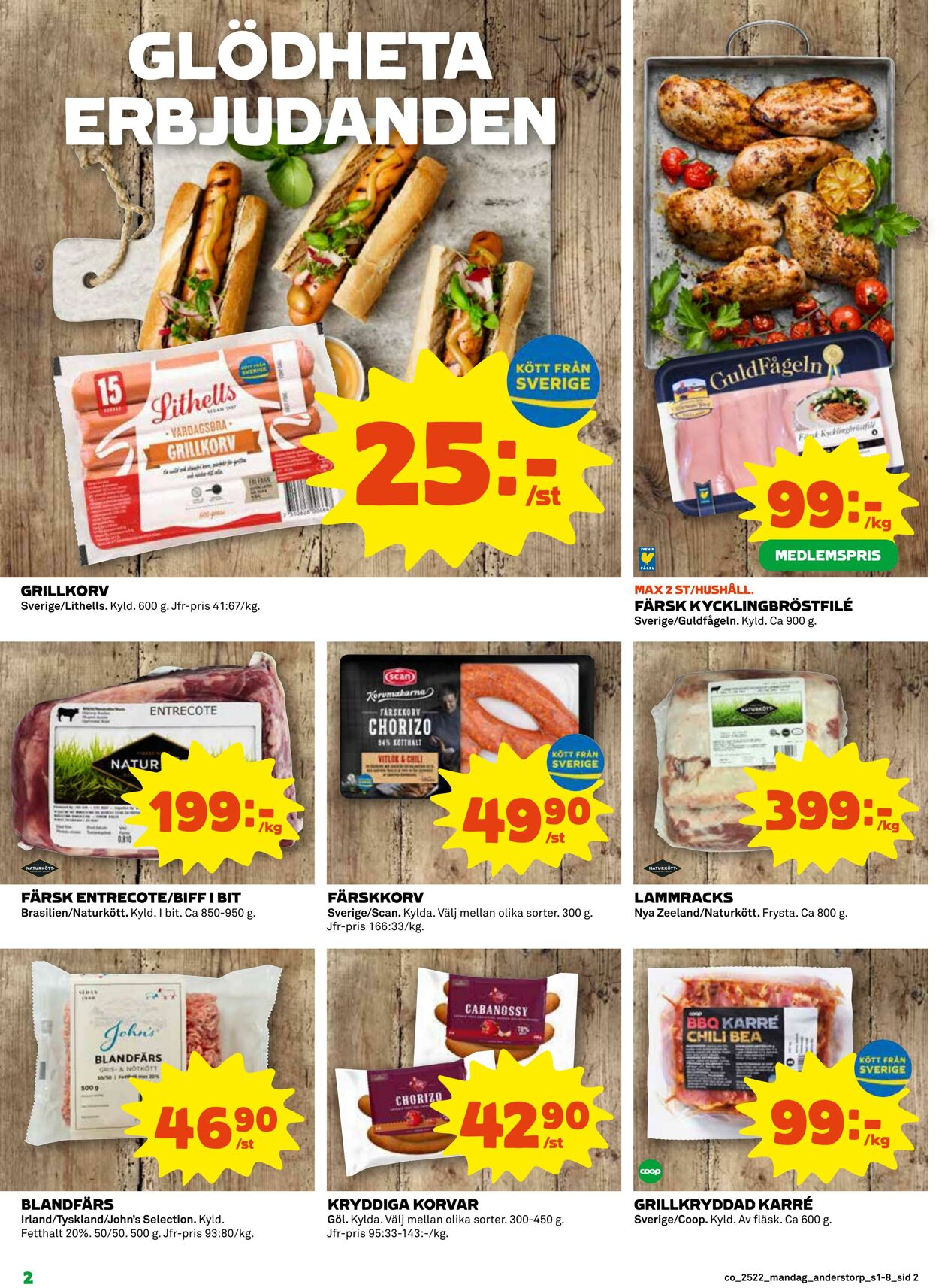 Erbjudanden Coop 26.05.2025 - 01.06.2025