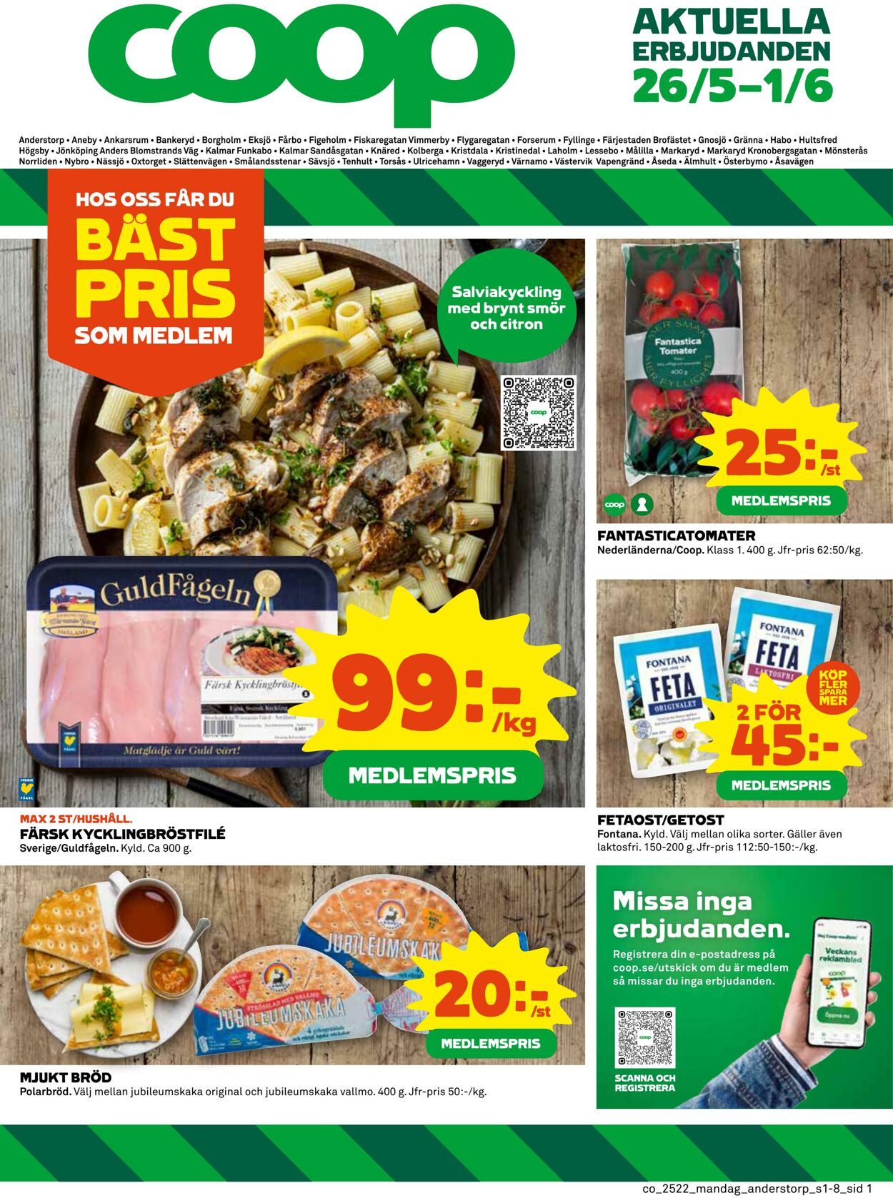 Erbjudanden Coop - Coop | Butiksinfo och erbjudanden 26 maj, 2025 - 1 jun, 2025