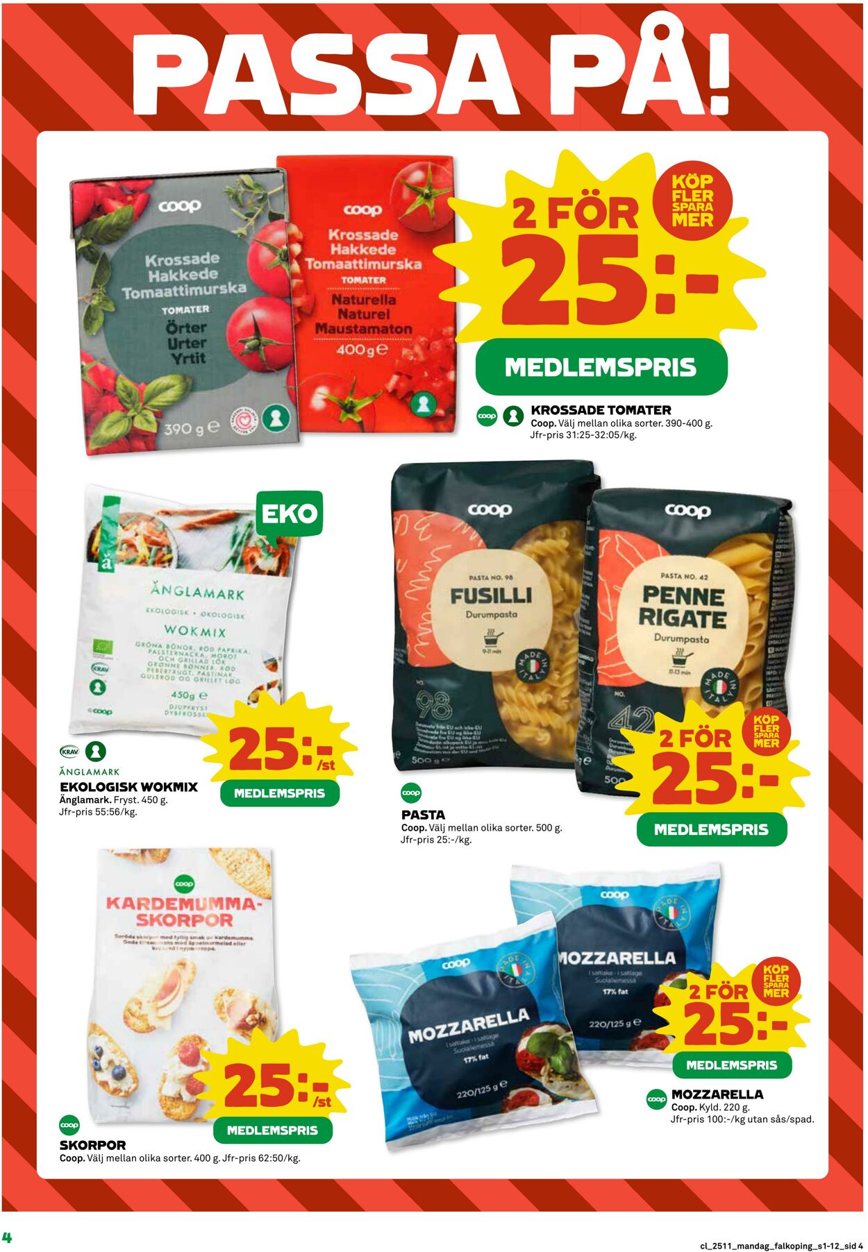 Erbjudanden Coop 10.03.2025 - 16.03.2025