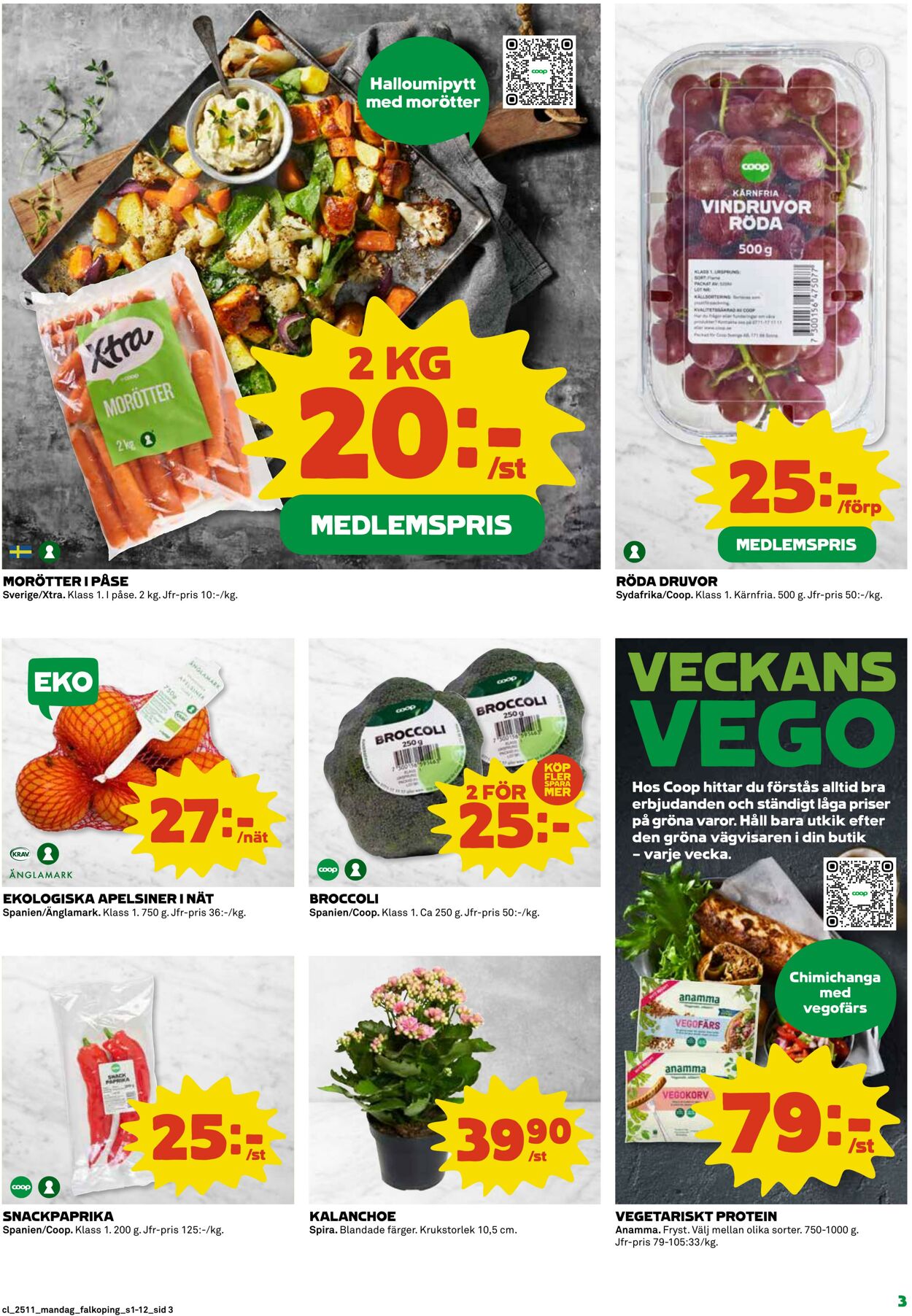 Erbjudanden Coop 10.03.2025 - 16.03.2025