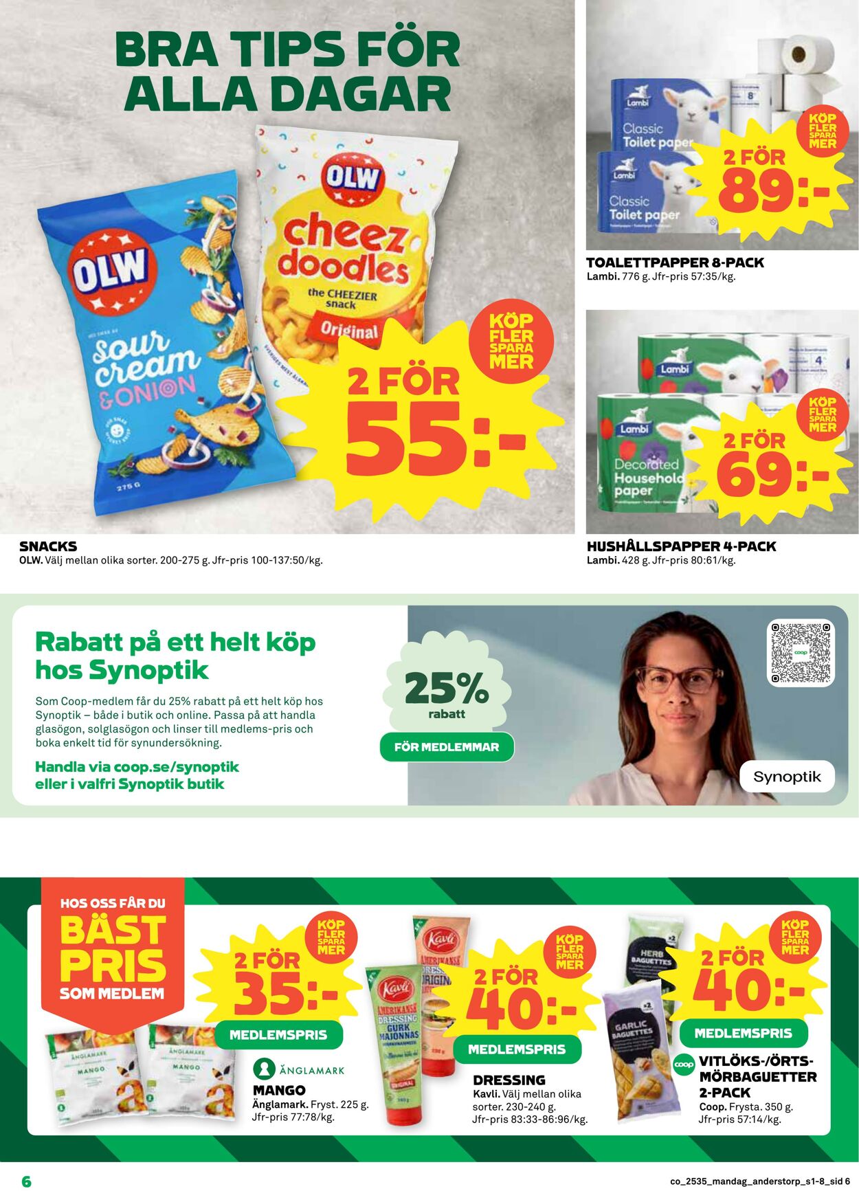 Erbjudanden Coop 25.08.2025 - 31.08.2025