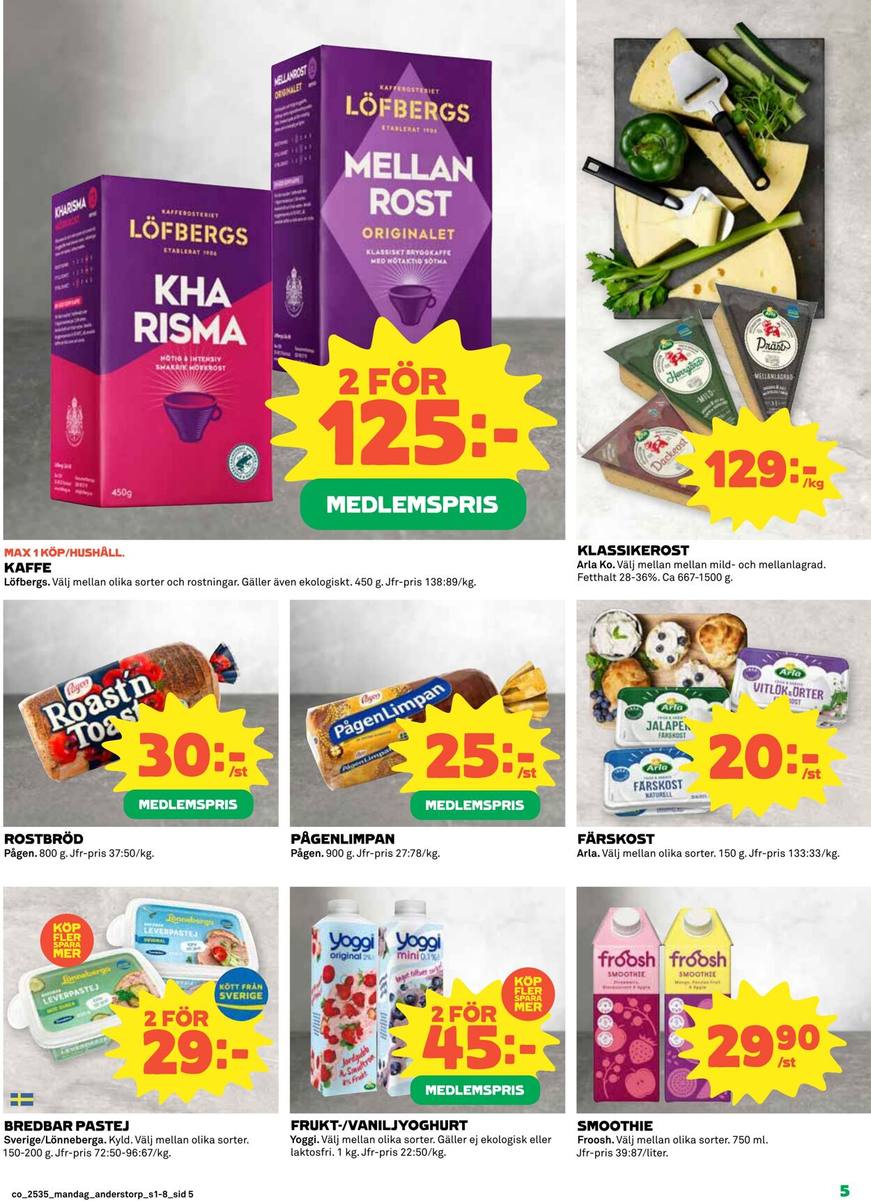 Erbjudanden Coop 25.08.2025 - 31.08.2025