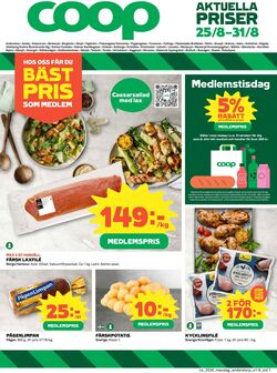 Erbjudanden Coop 25.08.2025 - 31.08.2025
