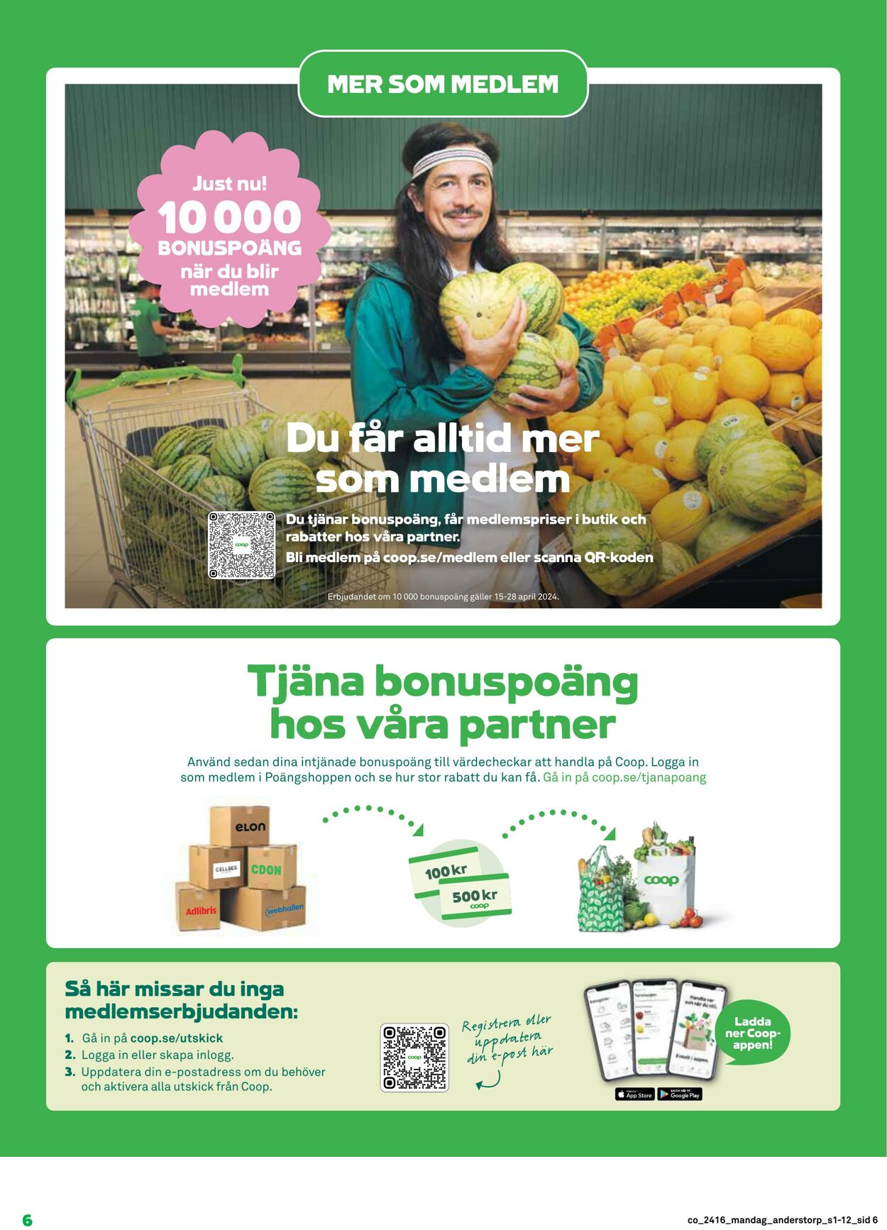 Erbjudanden Coop 15.04.2024 - 21.04.2024