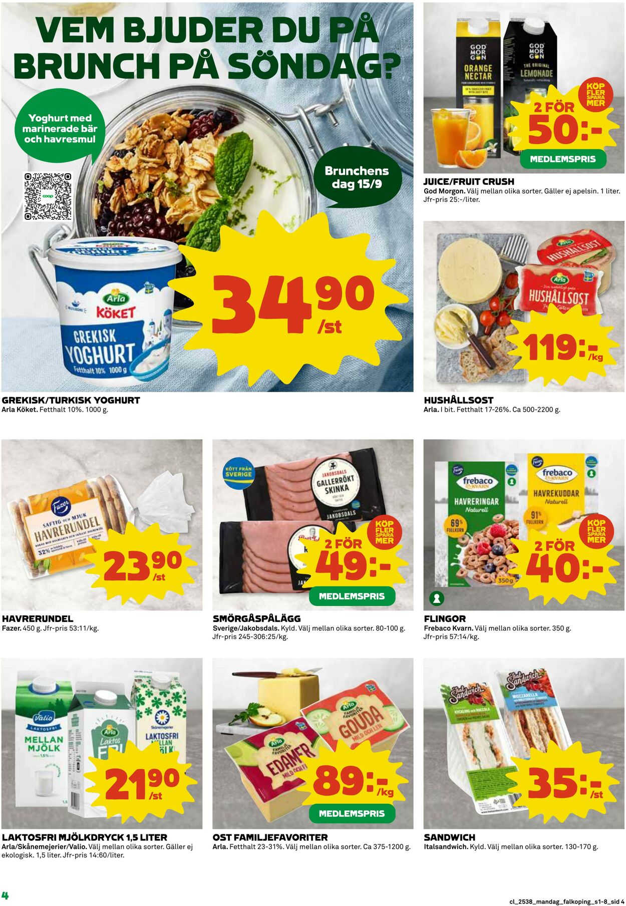 Erbjudanden Coop 15.09.2025 - 21.09.2025
