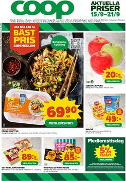 Erbjudanden Coop 15.09.2025 - 21.09.2025