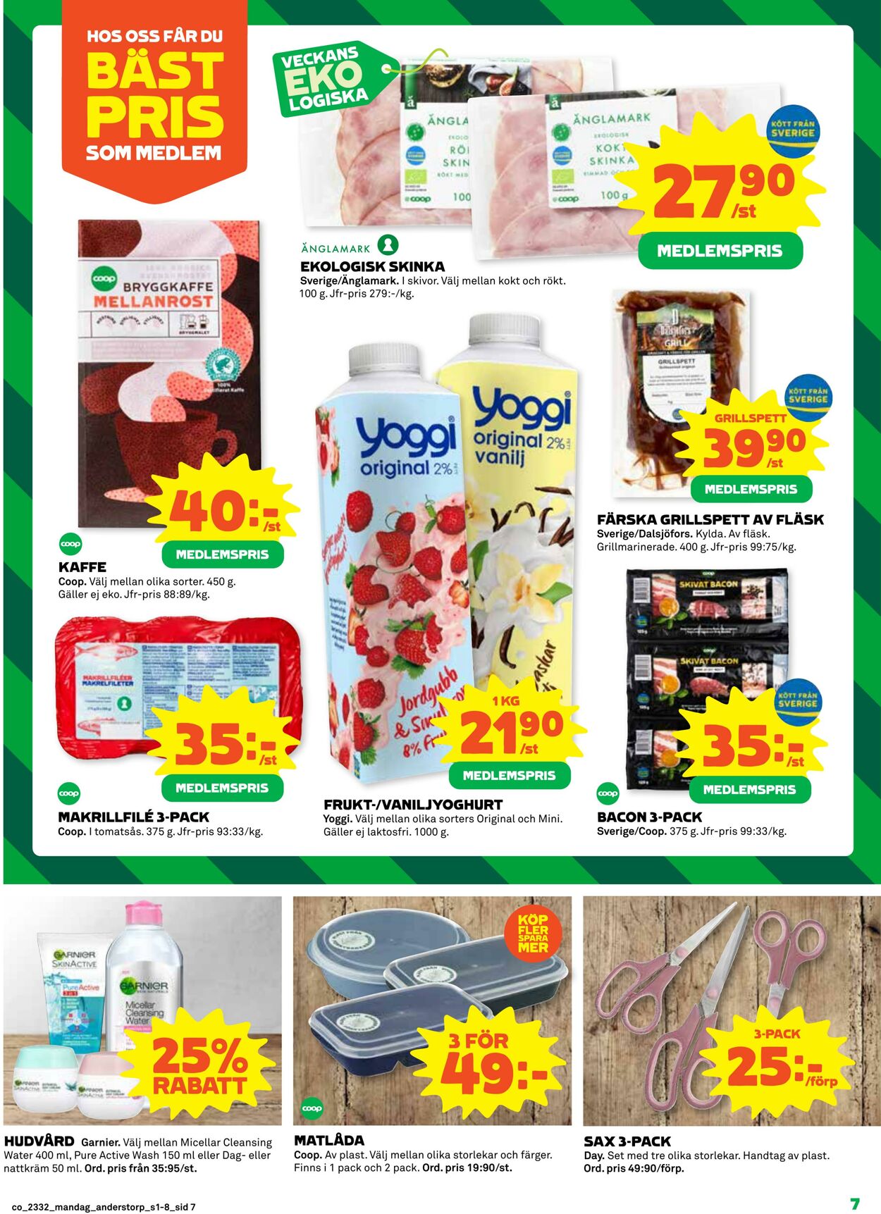 Erbjudanden Coop 07.08.2023 - 13.08.2023