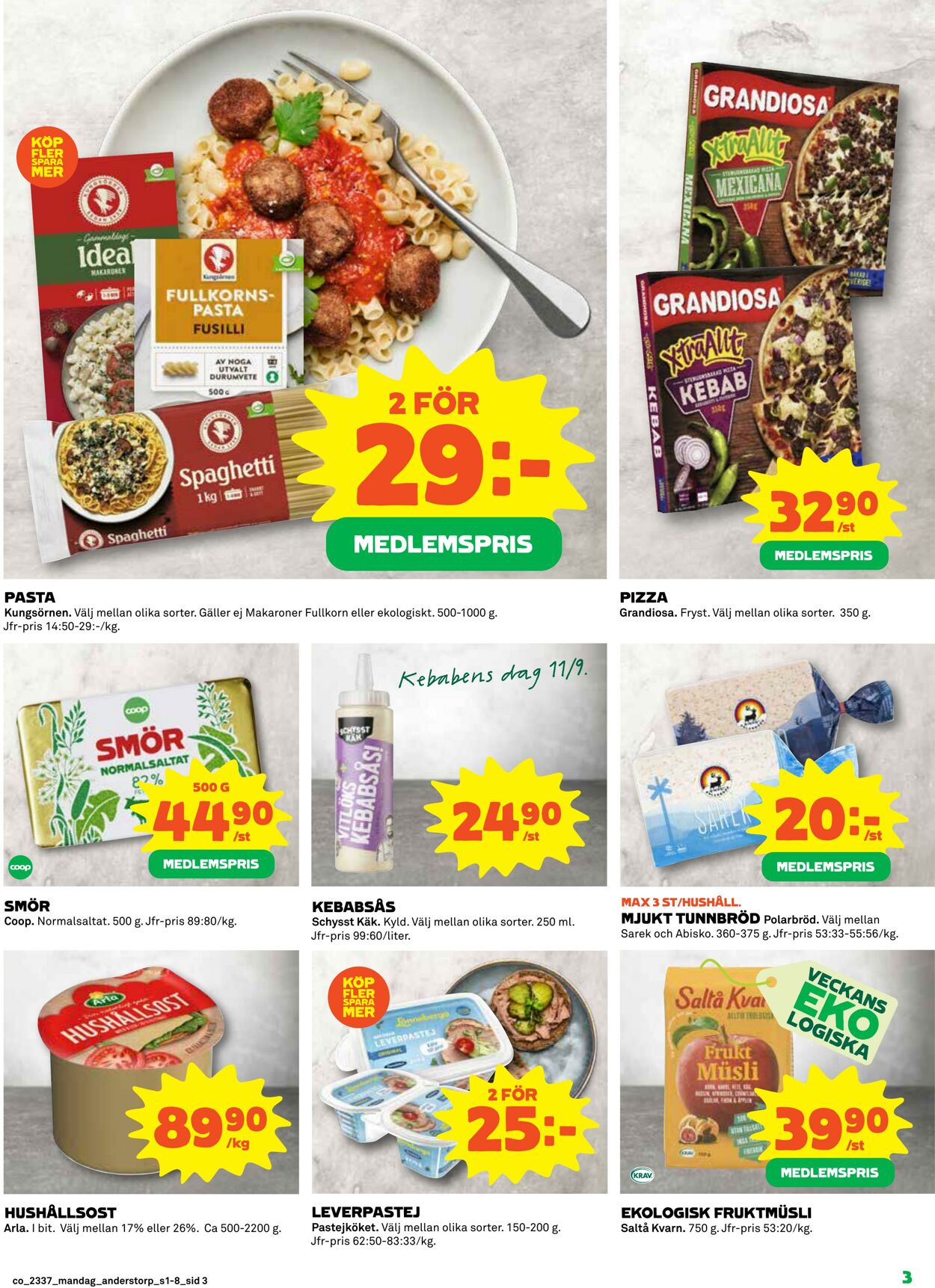 Erbjudanden Coop 11.09.2023 - 17.09.2023