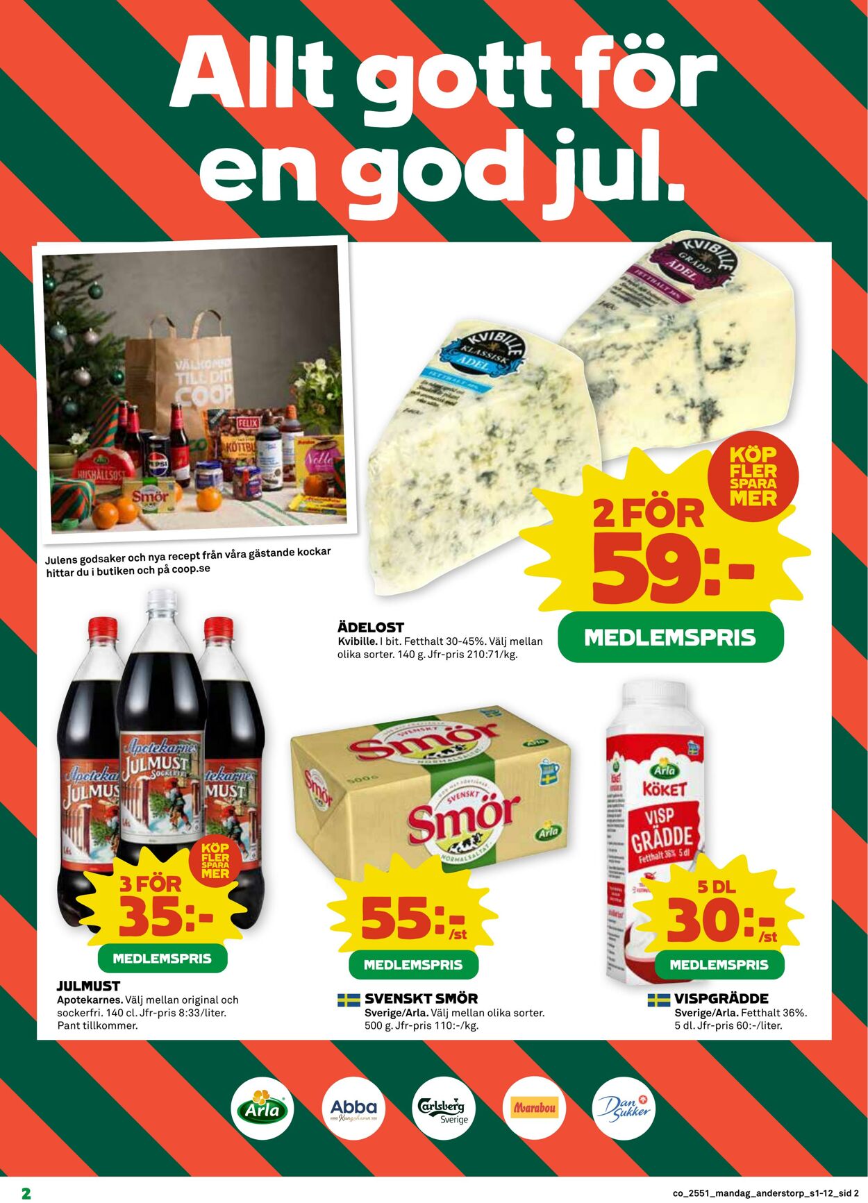 Erbjudanden Coop 22.12.2025 - 28.12.2025