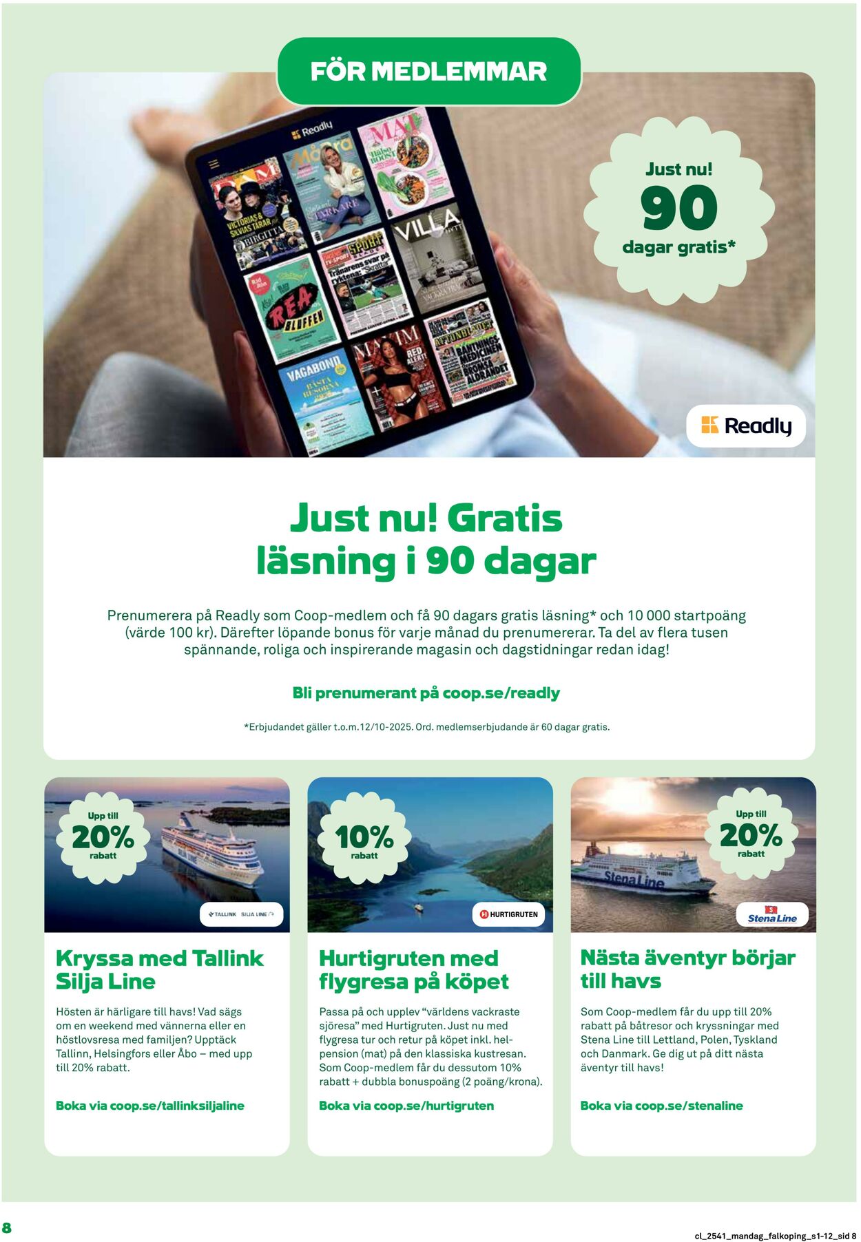 Erbjudanden Coop 06.10.2025 - 12.10.2025