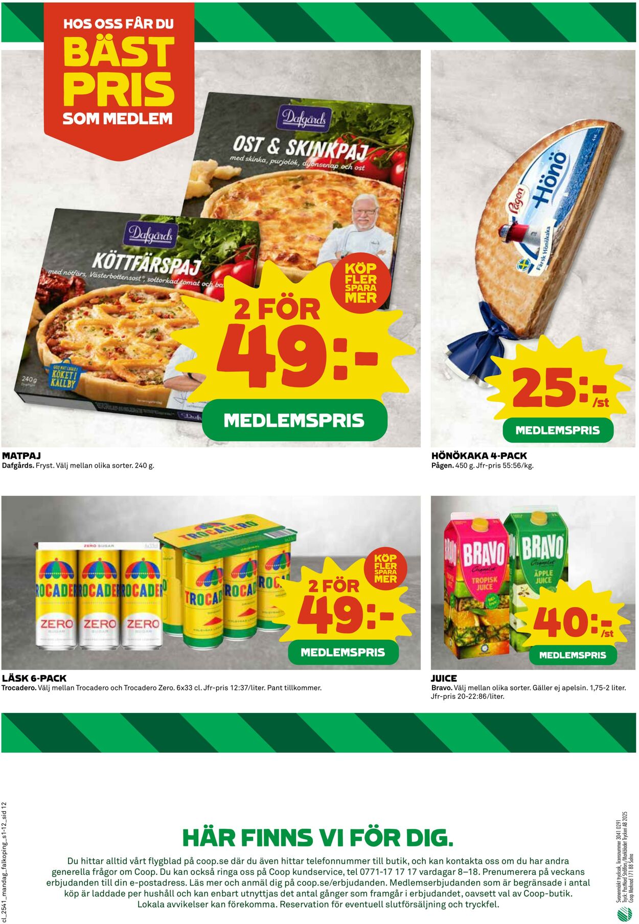 Erbjudanden Coop 06.10.2025 - 12.10.2025