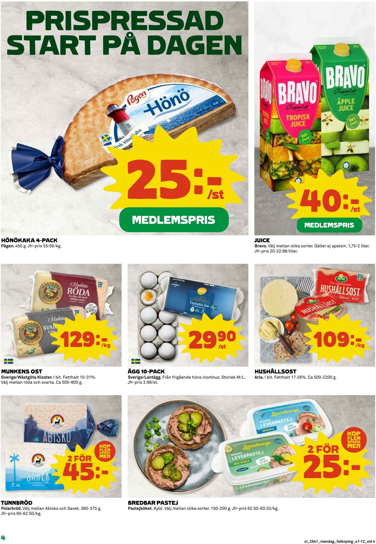 Erbjudanden Coop 06.10.2025 - 12.10.2025