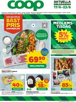 Erbjudanden Coop 17.06.2024 - 23.06.2024