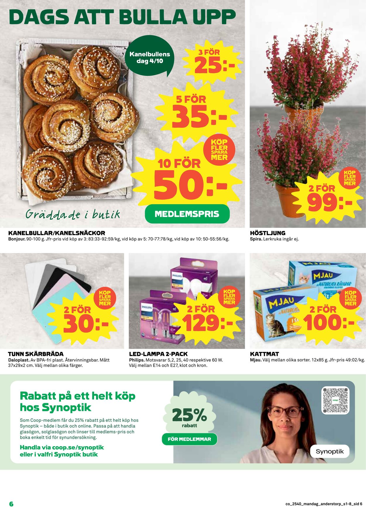 Erbjudanden Coop 29.09.2025 - 05.10.2025
