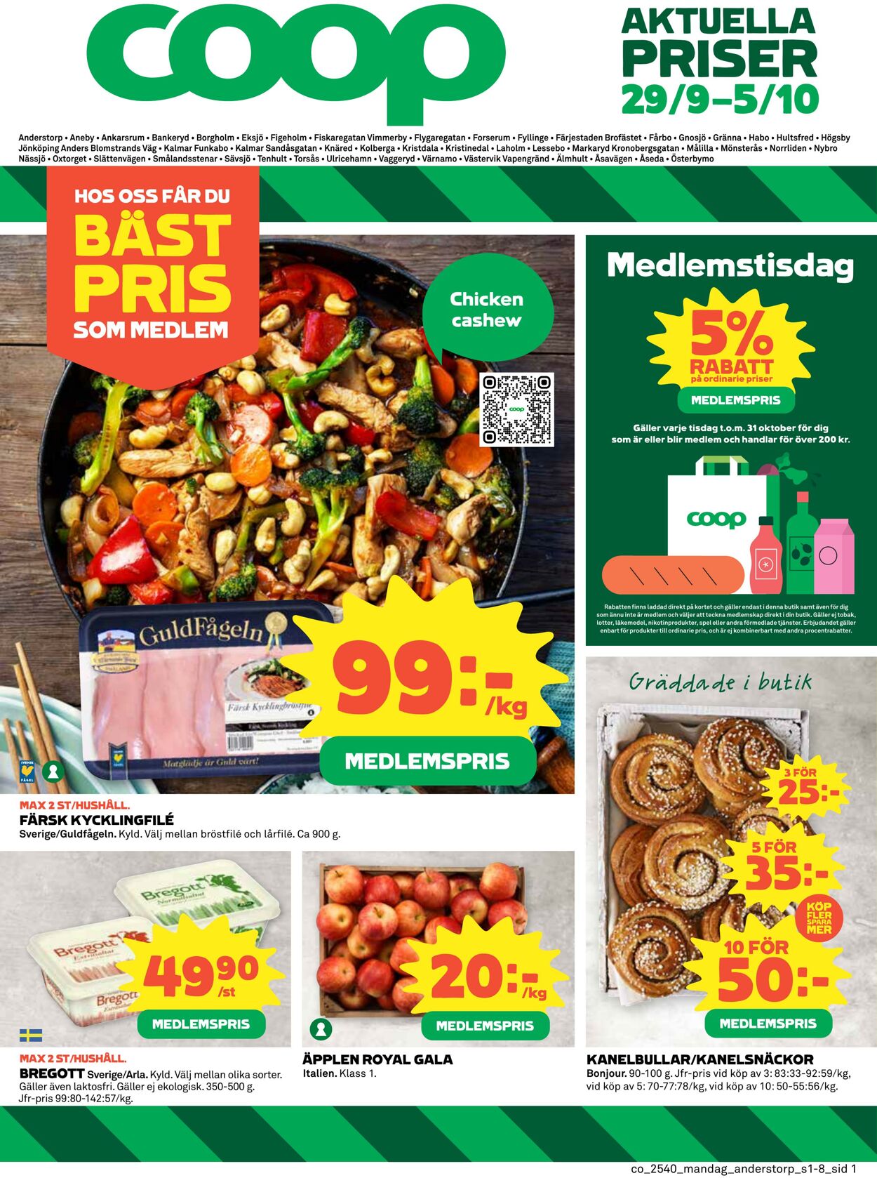 Erbjudanden Coop 29.09.2025 - 05.10.2025