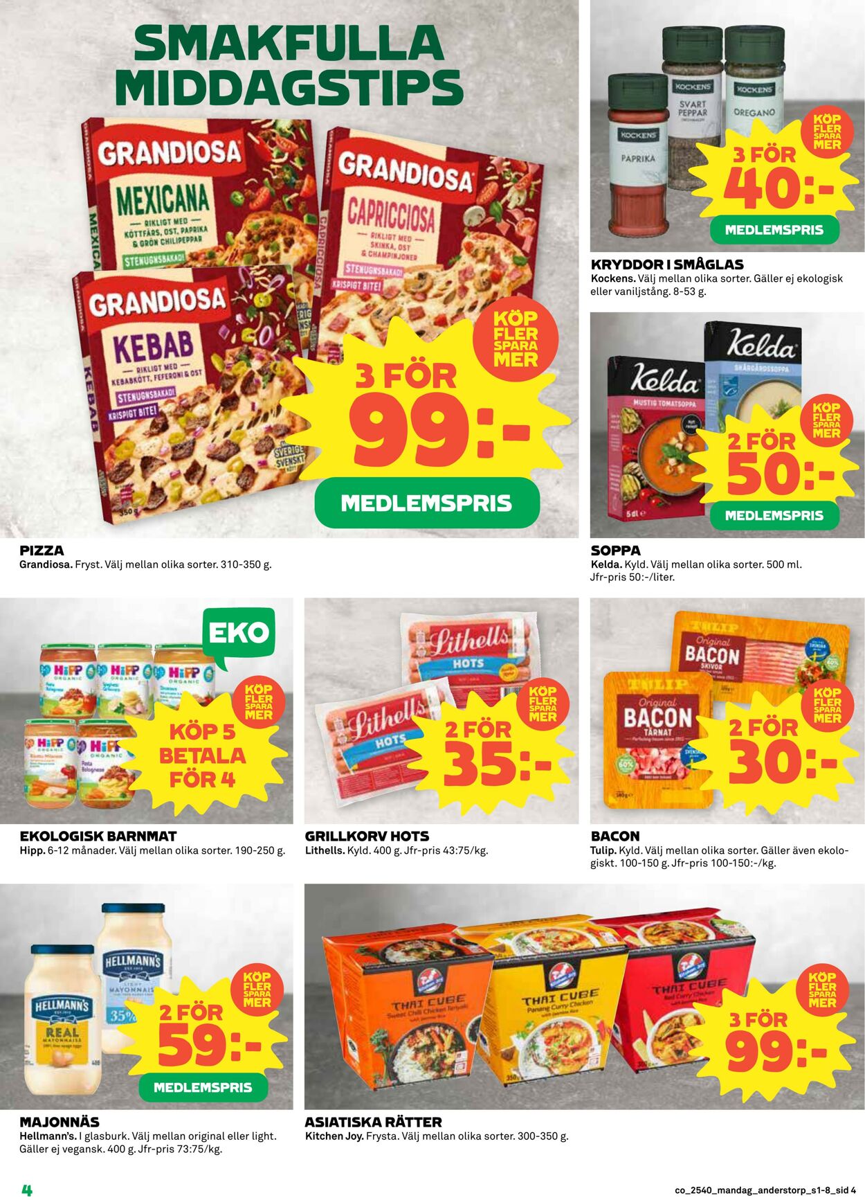 Erbjudanden Coop 29.09.2025 - 05.10.2025