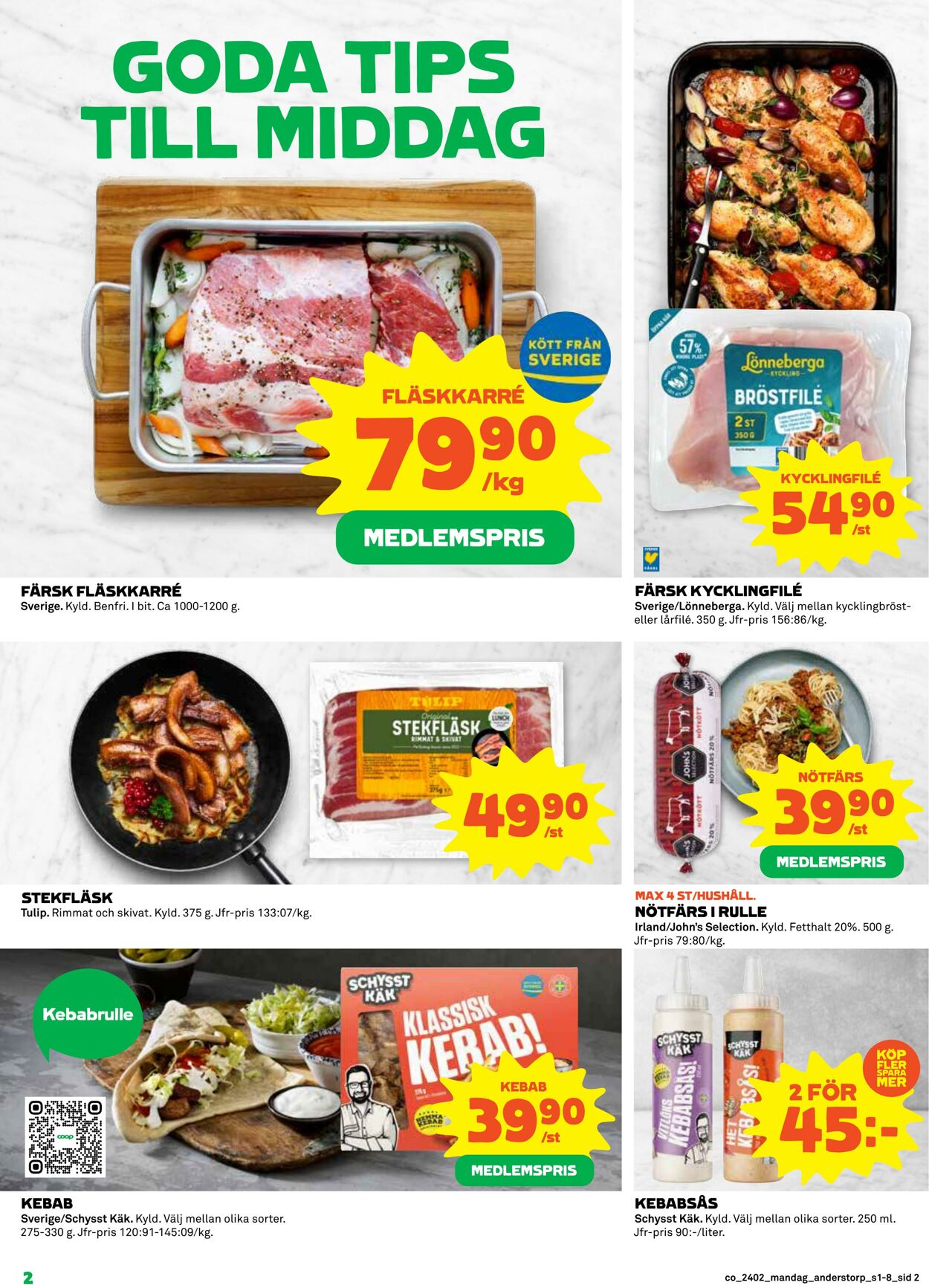 Erbjudanden Coop 08.01.2024 - 14.01.2024