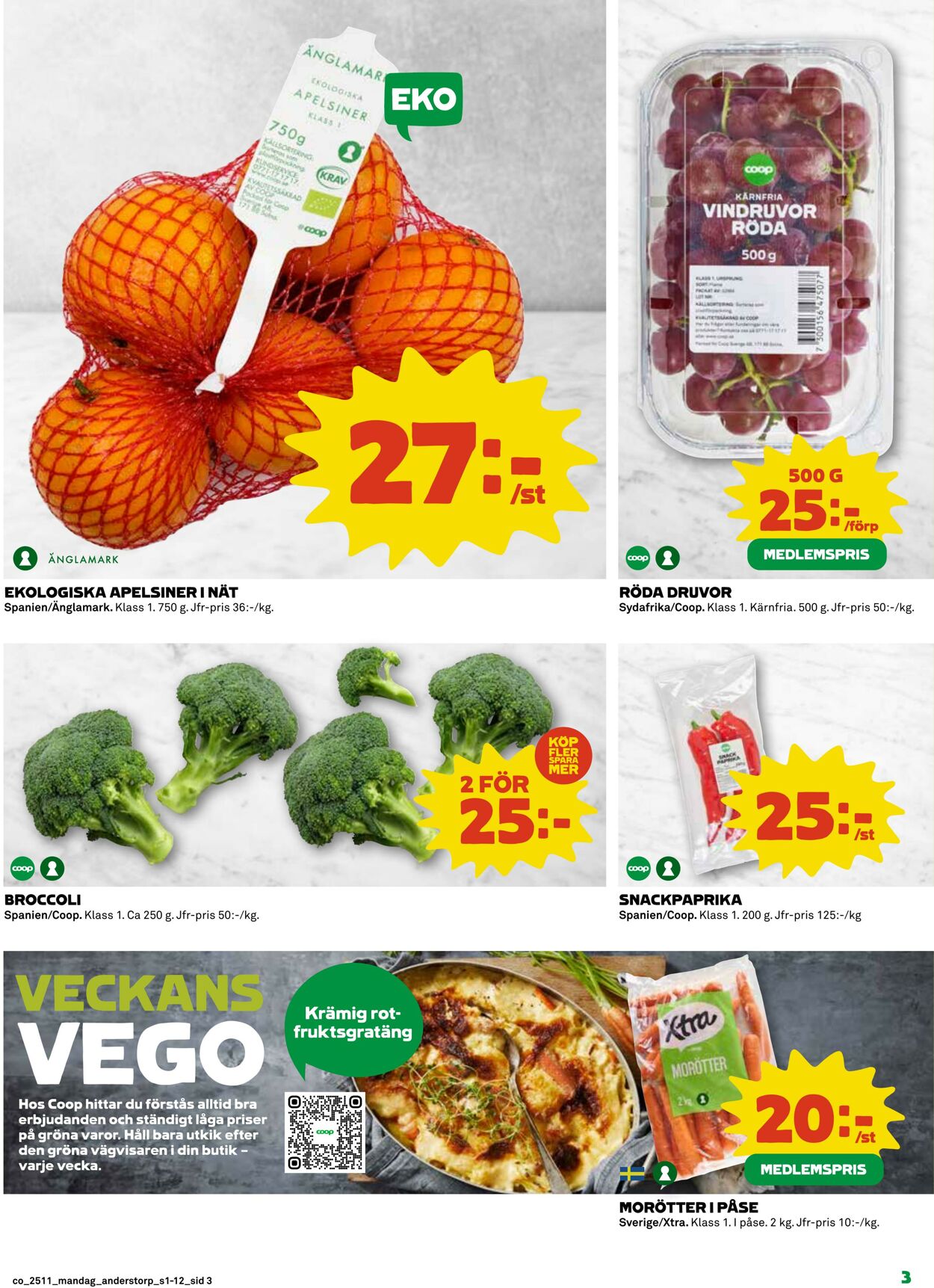 Erbjudanden Coop 10.03.2025 - 16.03.2025