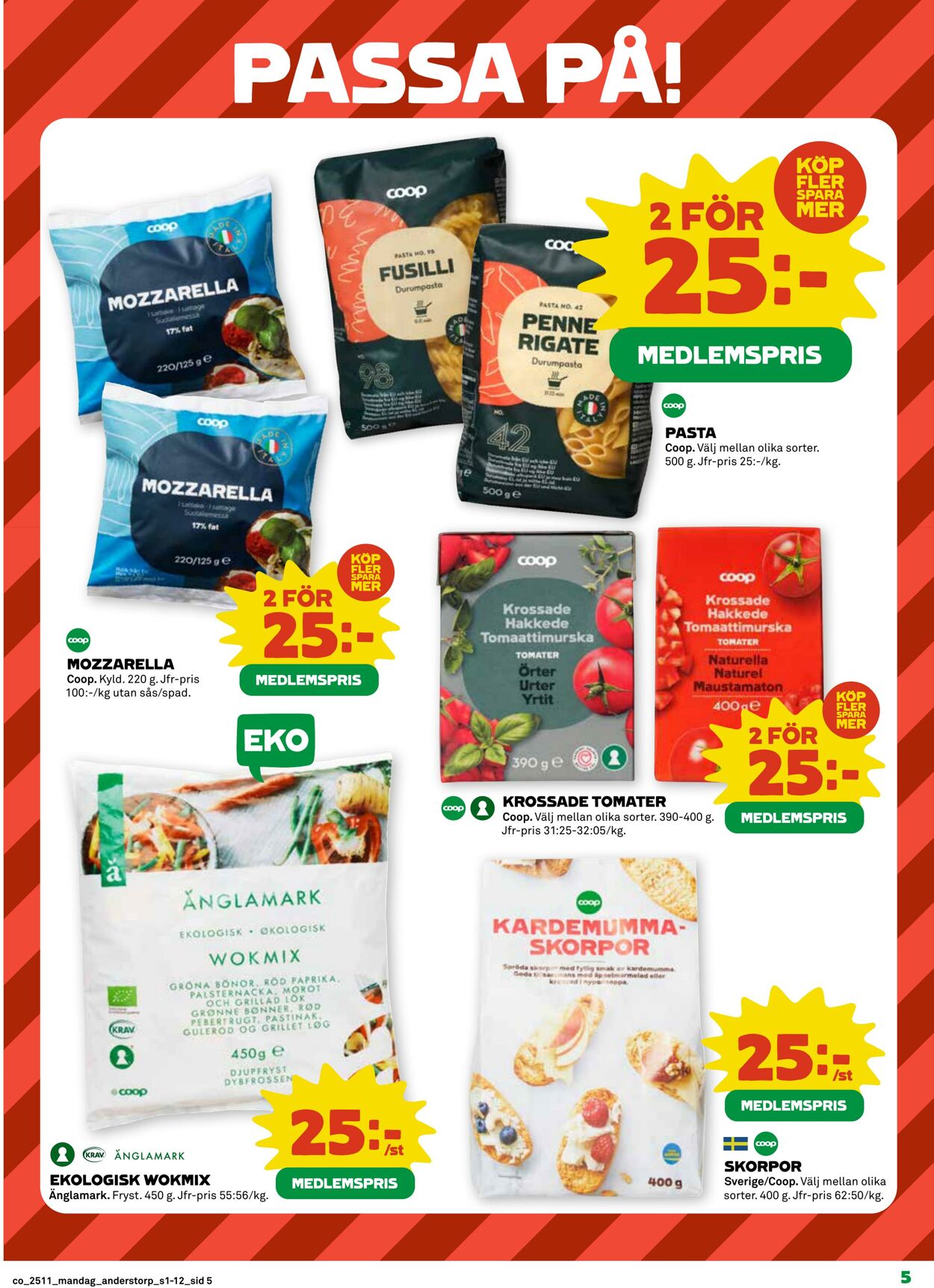 Erbjudanden Coop 10.03.2025 - 16.03.2025