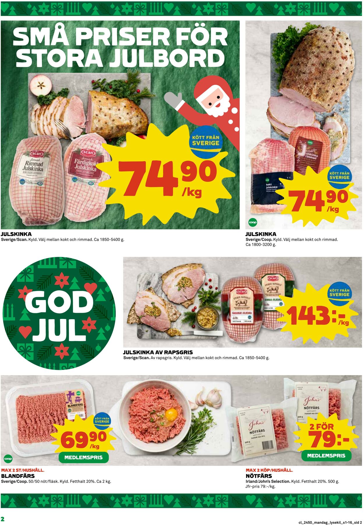 Erbjudanden Coop 09.12.2024 - 15.12.2024